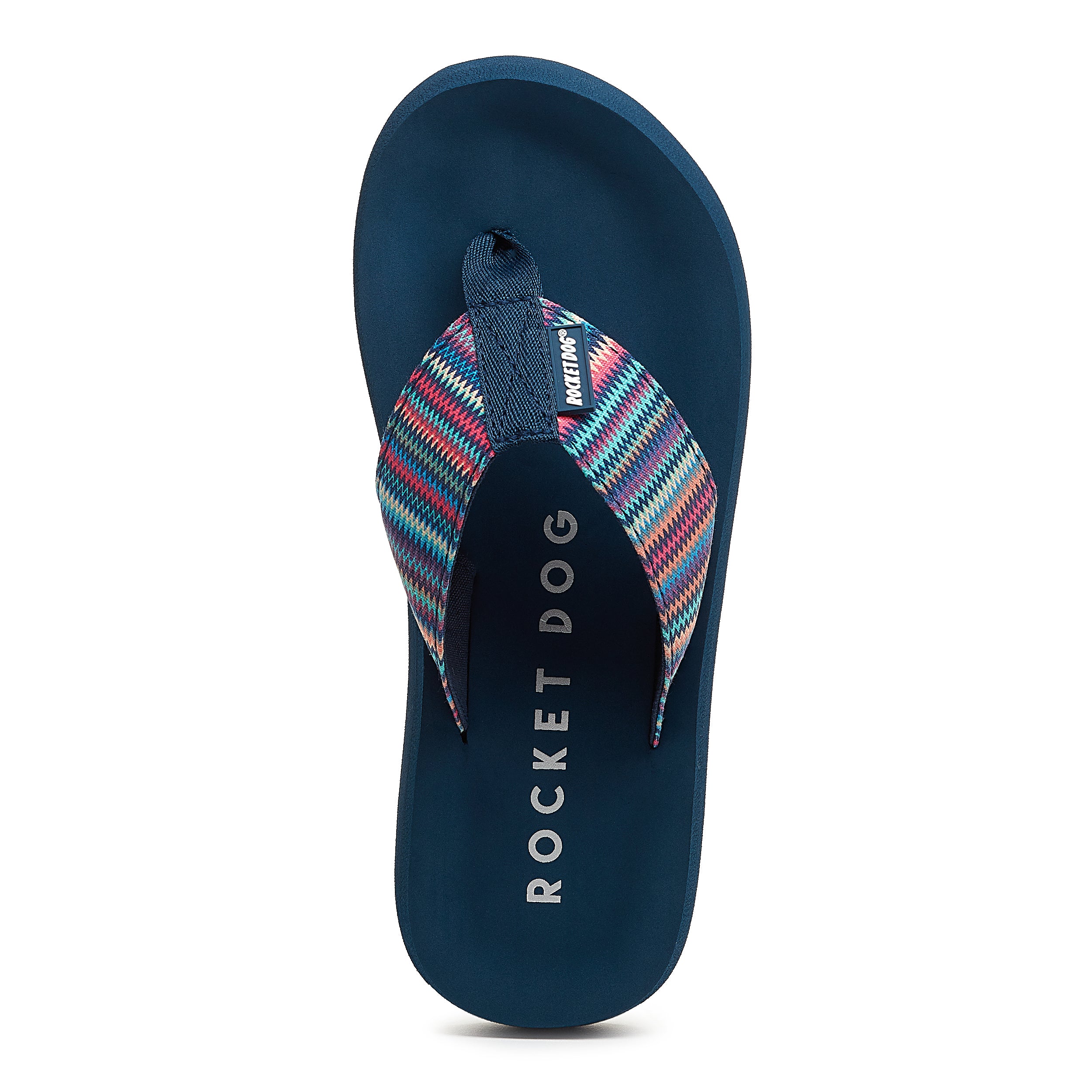 Adios Navy Stark Stripe Flip-Flops - Image 6