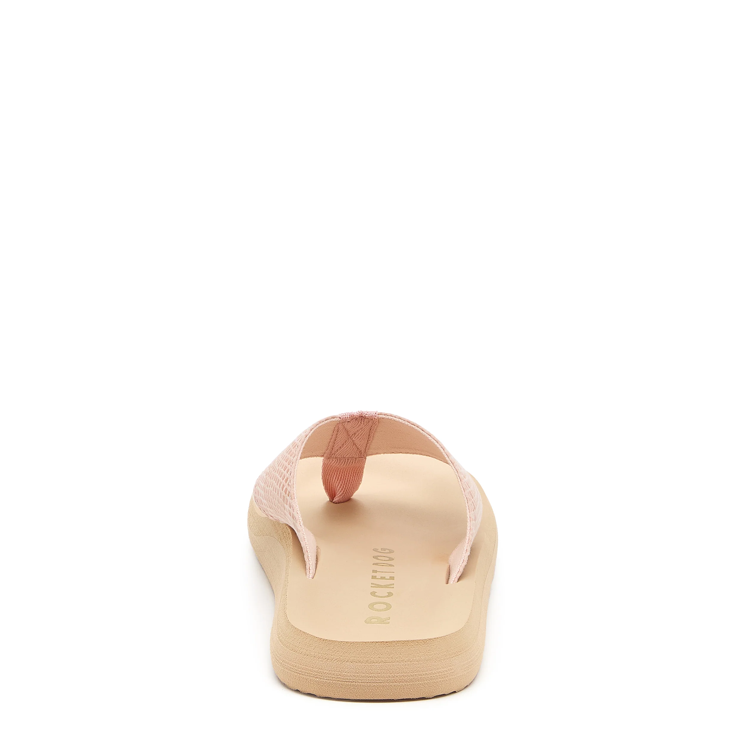Adios Light Pink Snake Print Flip-Flops - Image 4