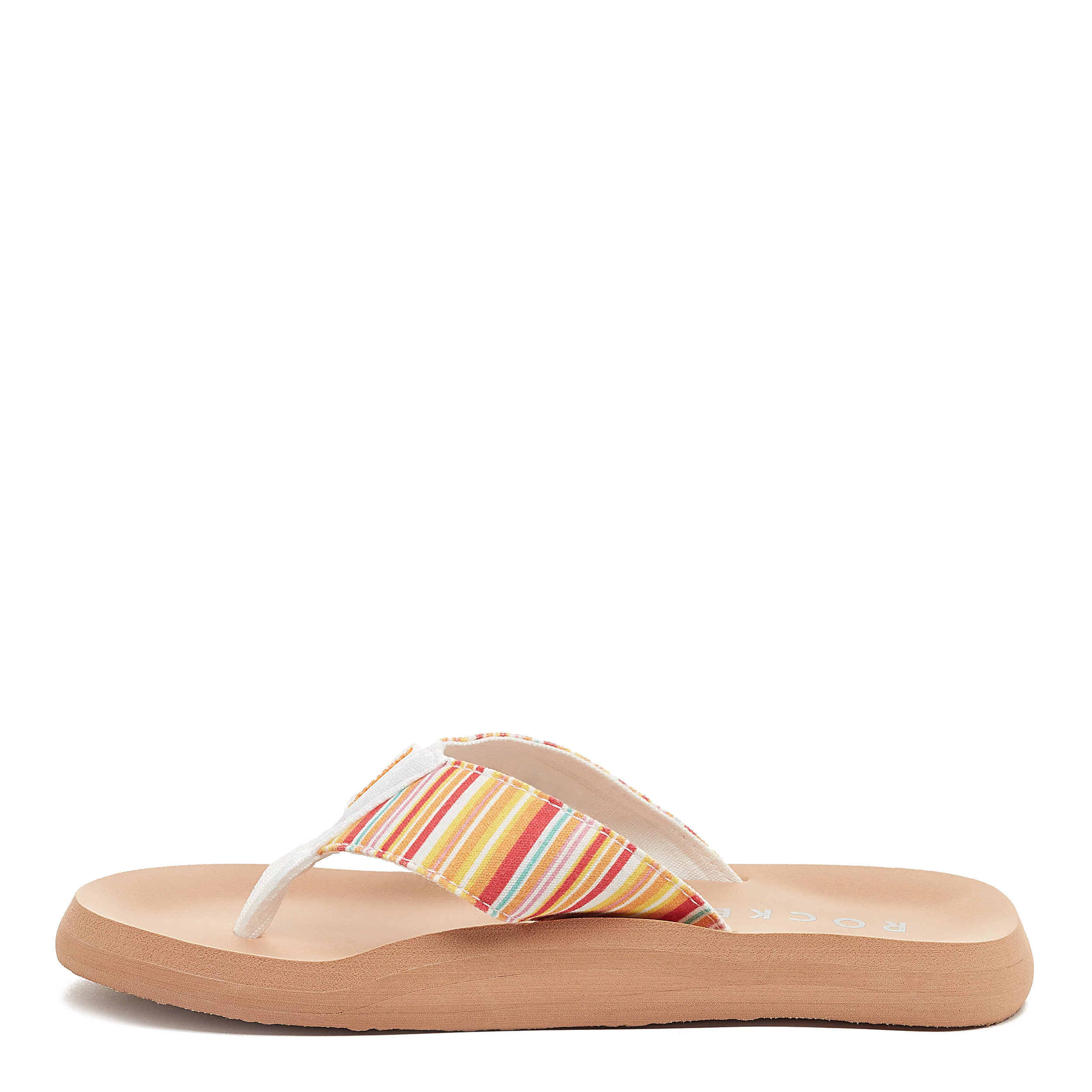 Adios Orange Stripe Flip-Flops - Image 5