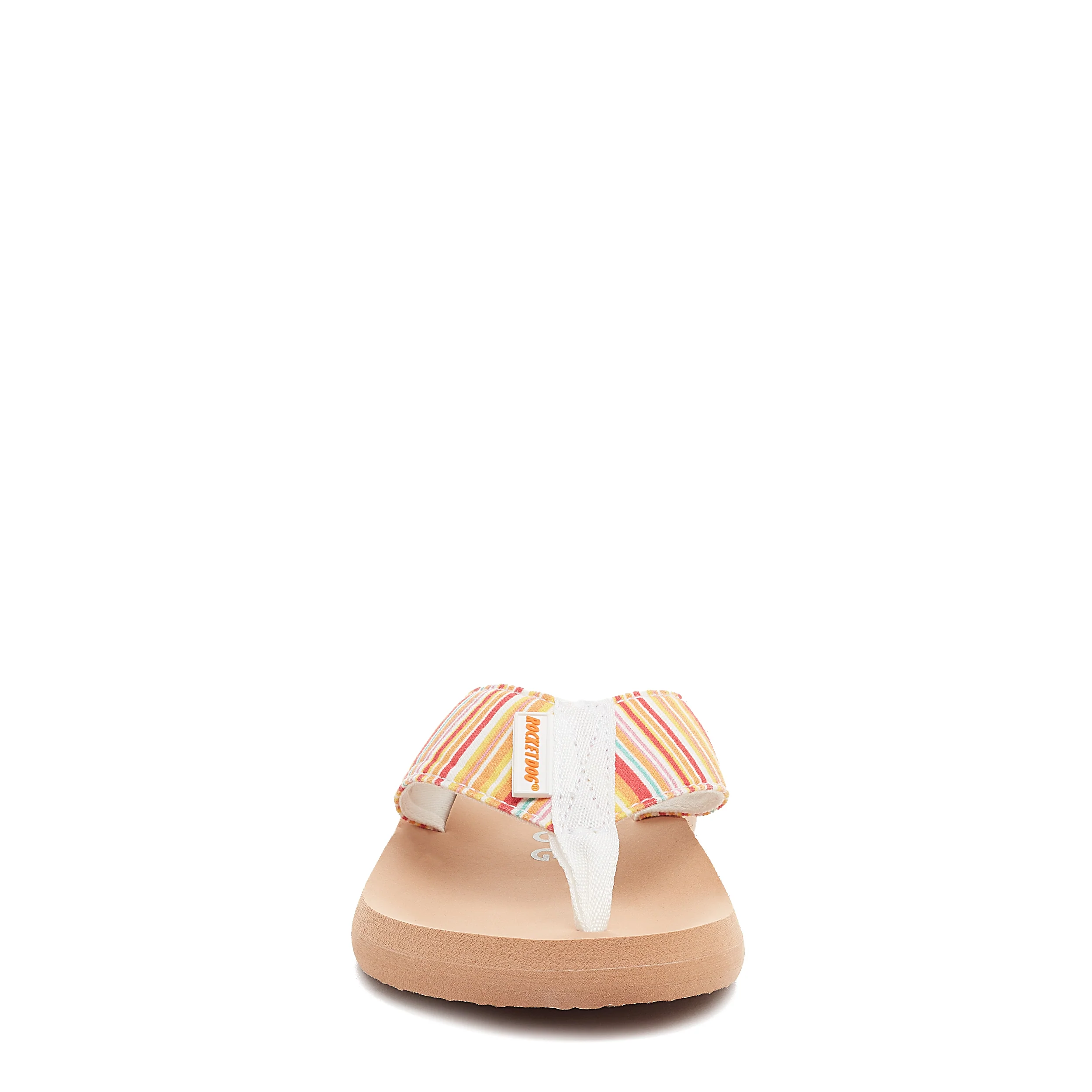Adios Orange Stripe Flip-Flops - Image 6