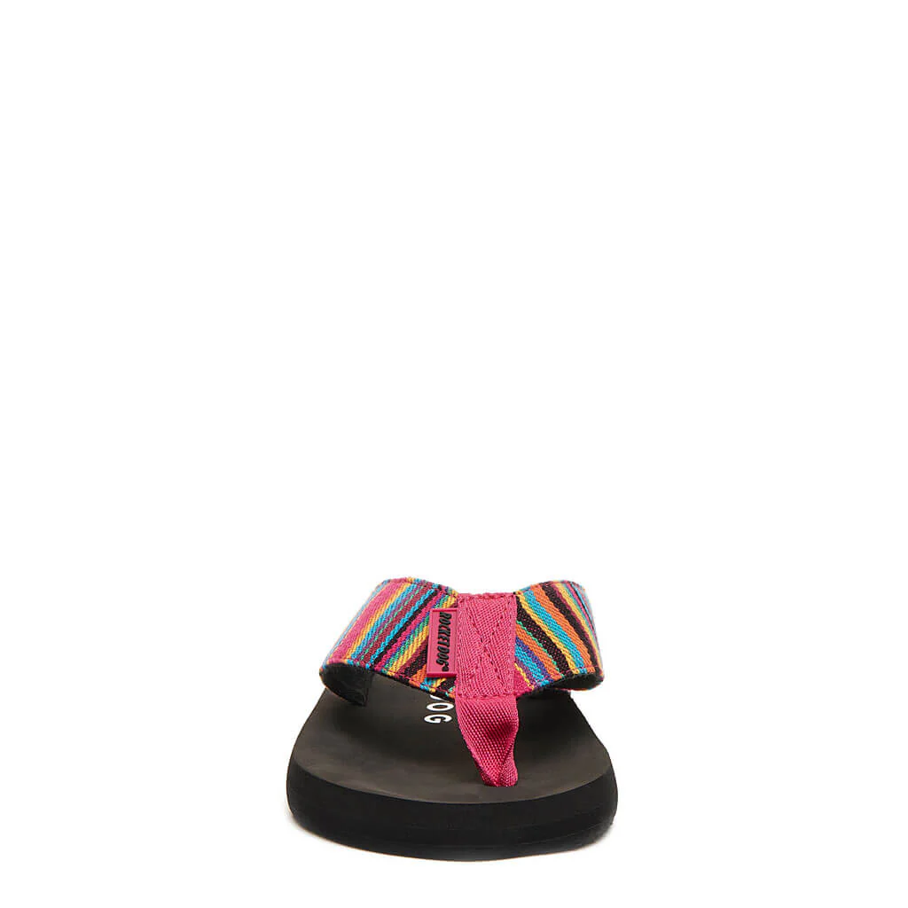 Adios Pink Aloe Stripe Flip-Flops - Image 5