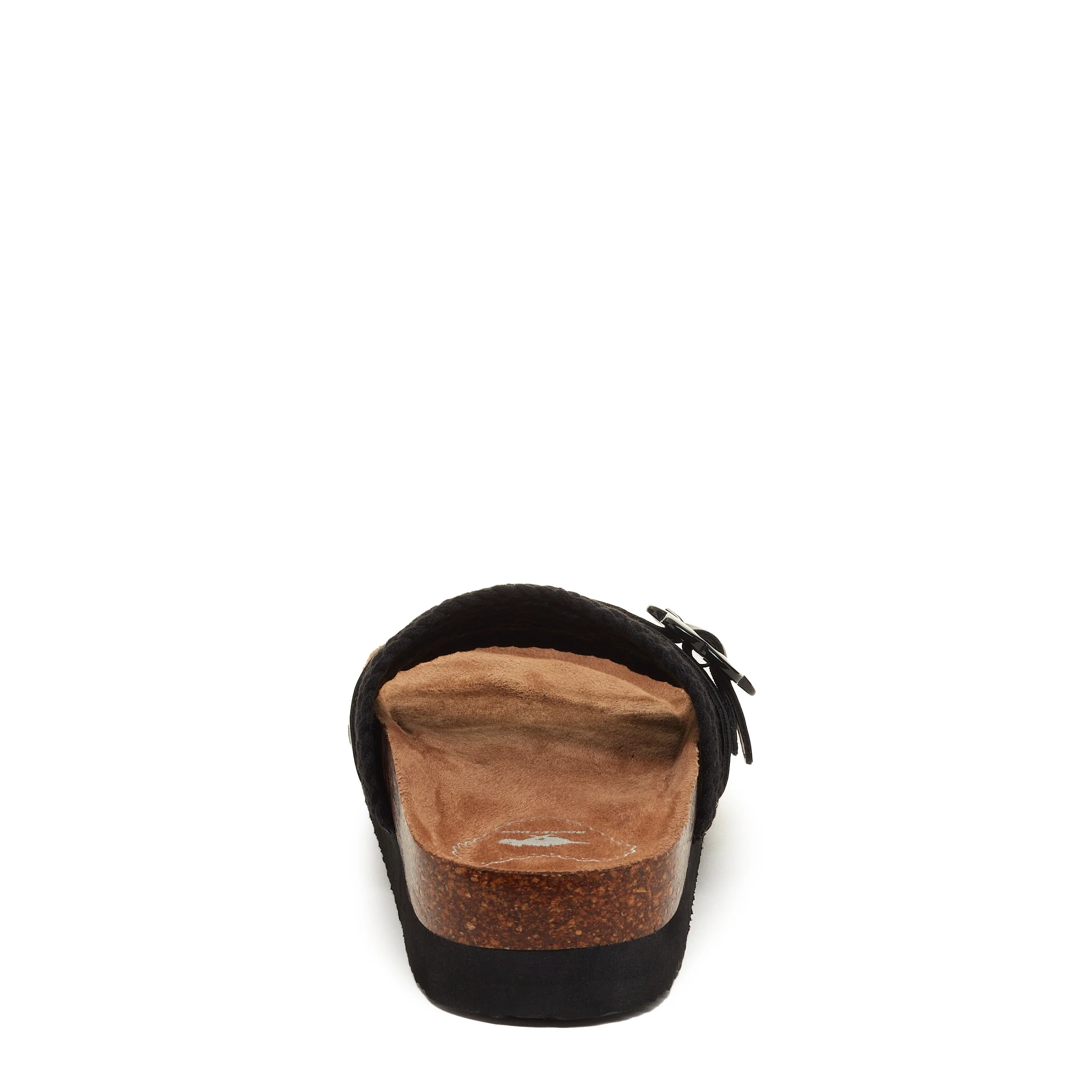 Alma Black Crochet Strap Sandals - Image 4