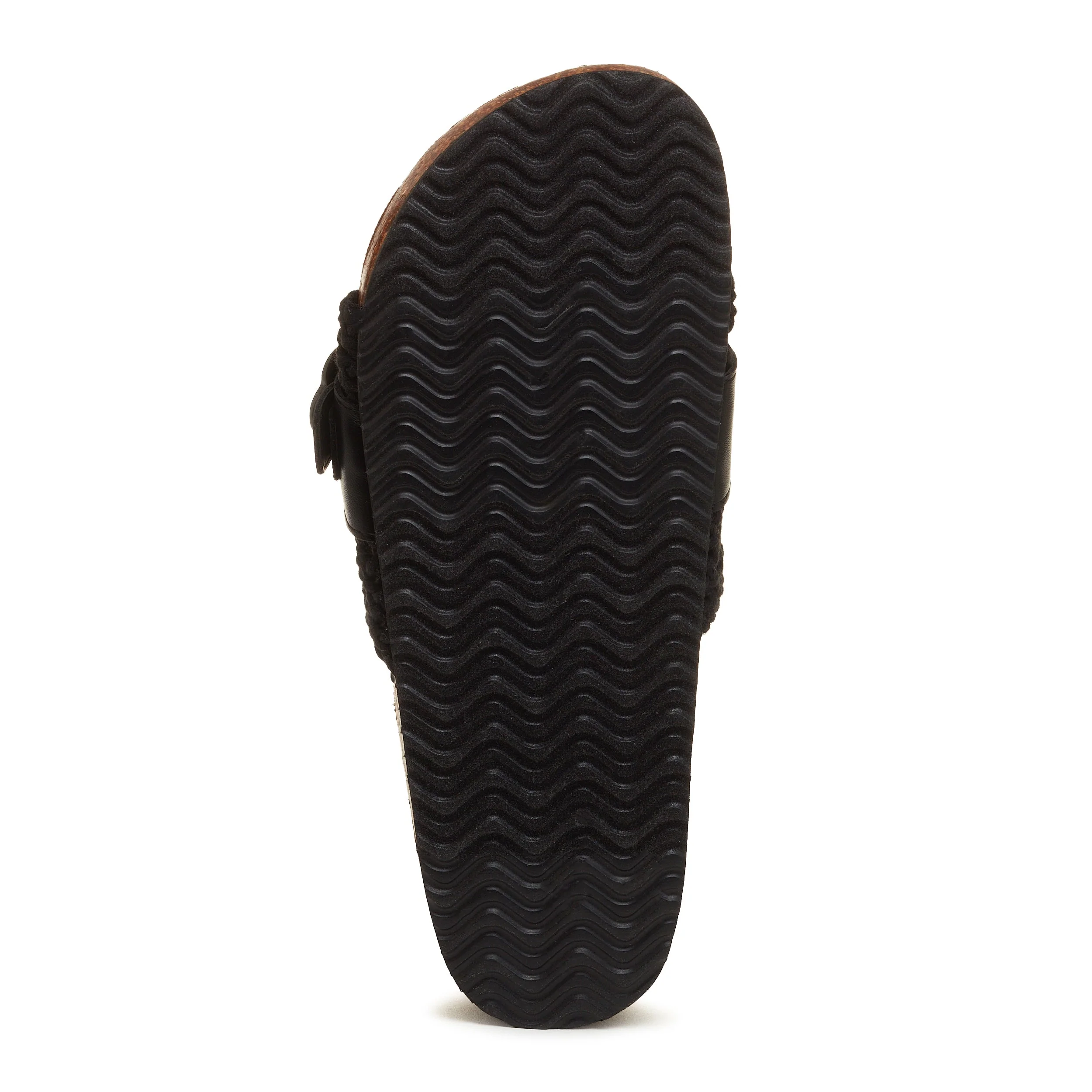 Alma Black Crochet Strap Sandals - Image 7