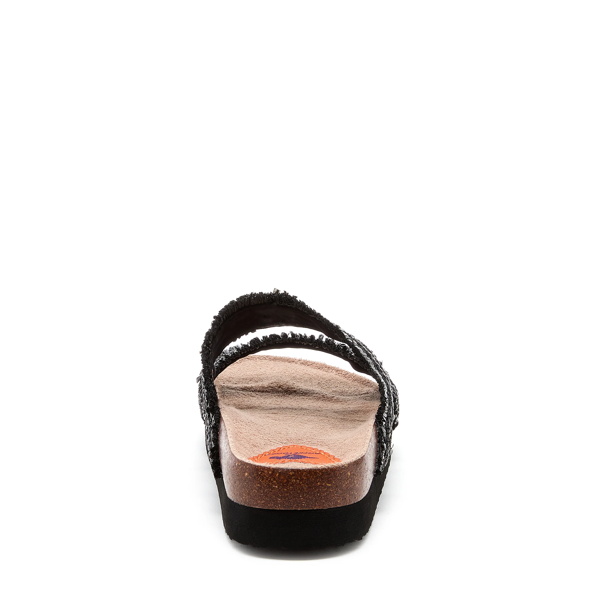 Aruba Black Raffia Sandals - Image 4