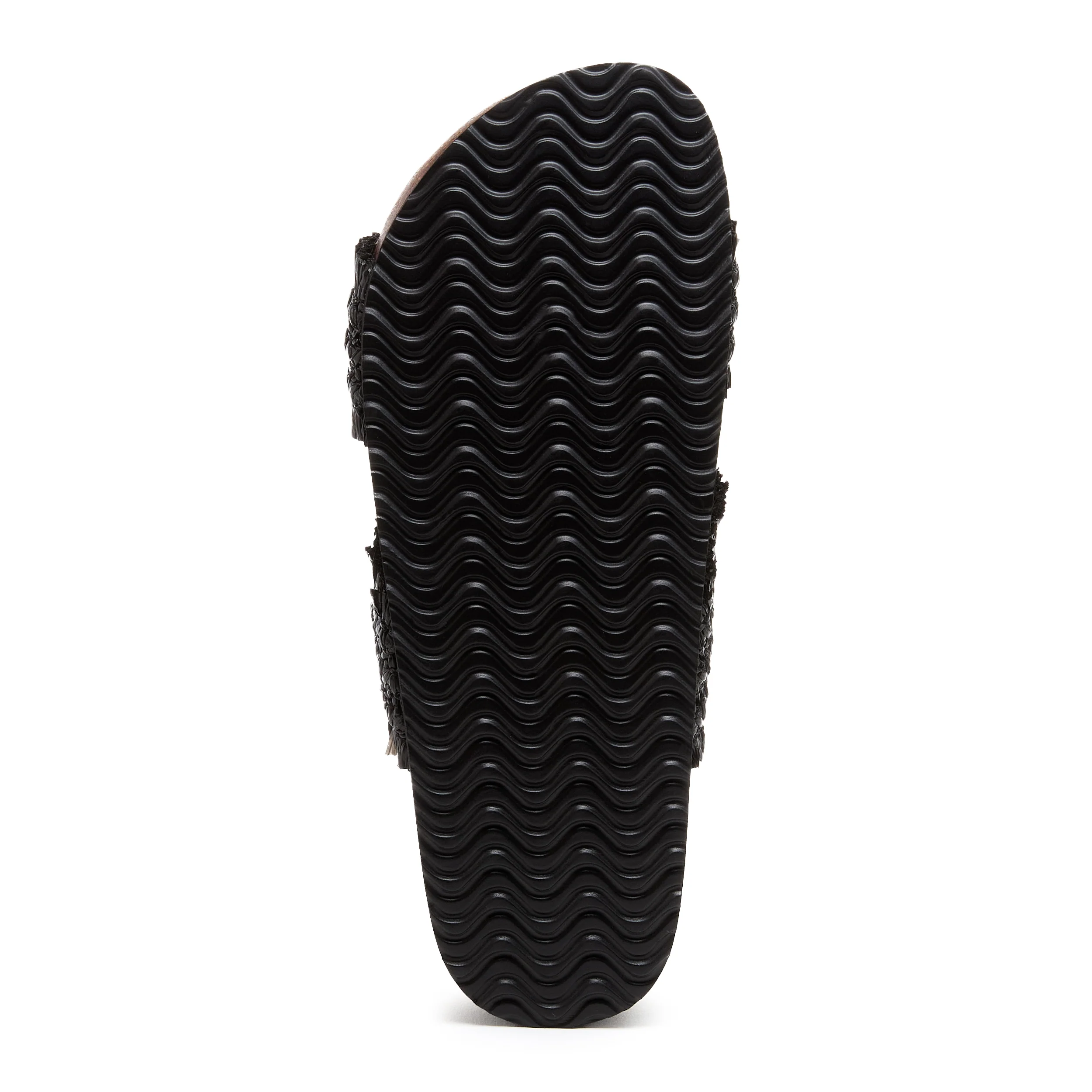 Aruba Black Raffia Sandals - Image 7