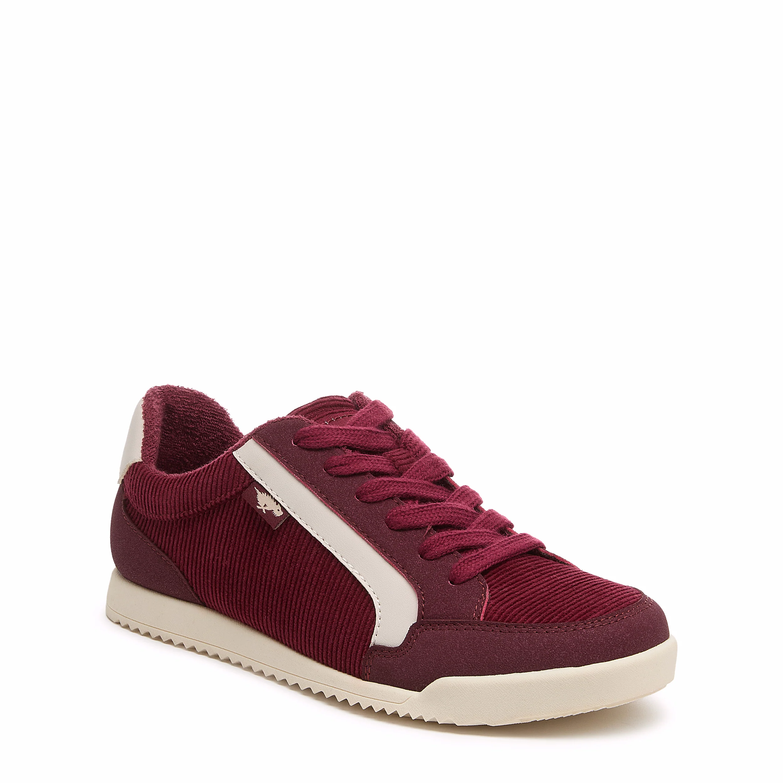Bolt Burgundy Corduroy Trainers - Image 3