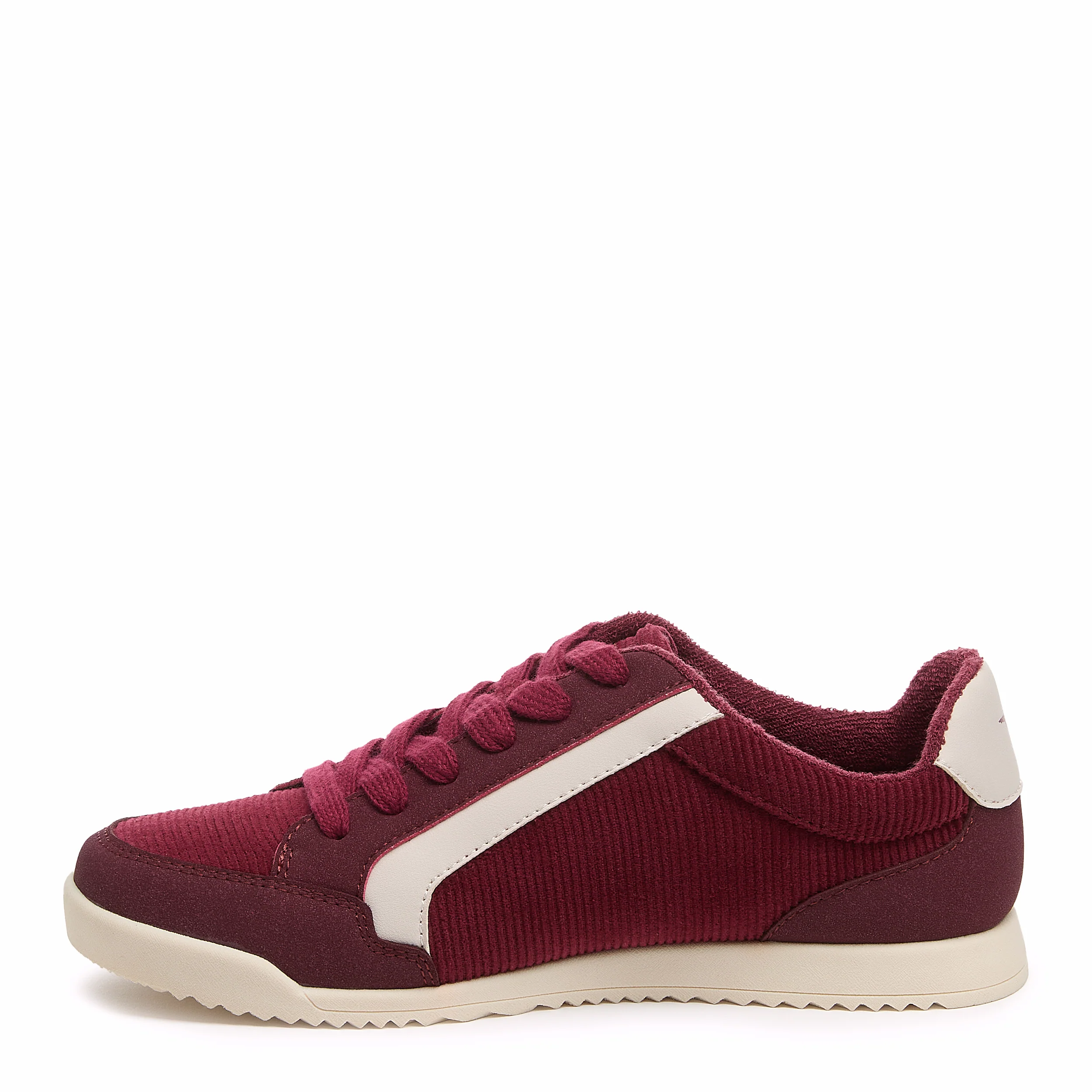 Bolt Burgundy Corduroy Trainers - Image 4