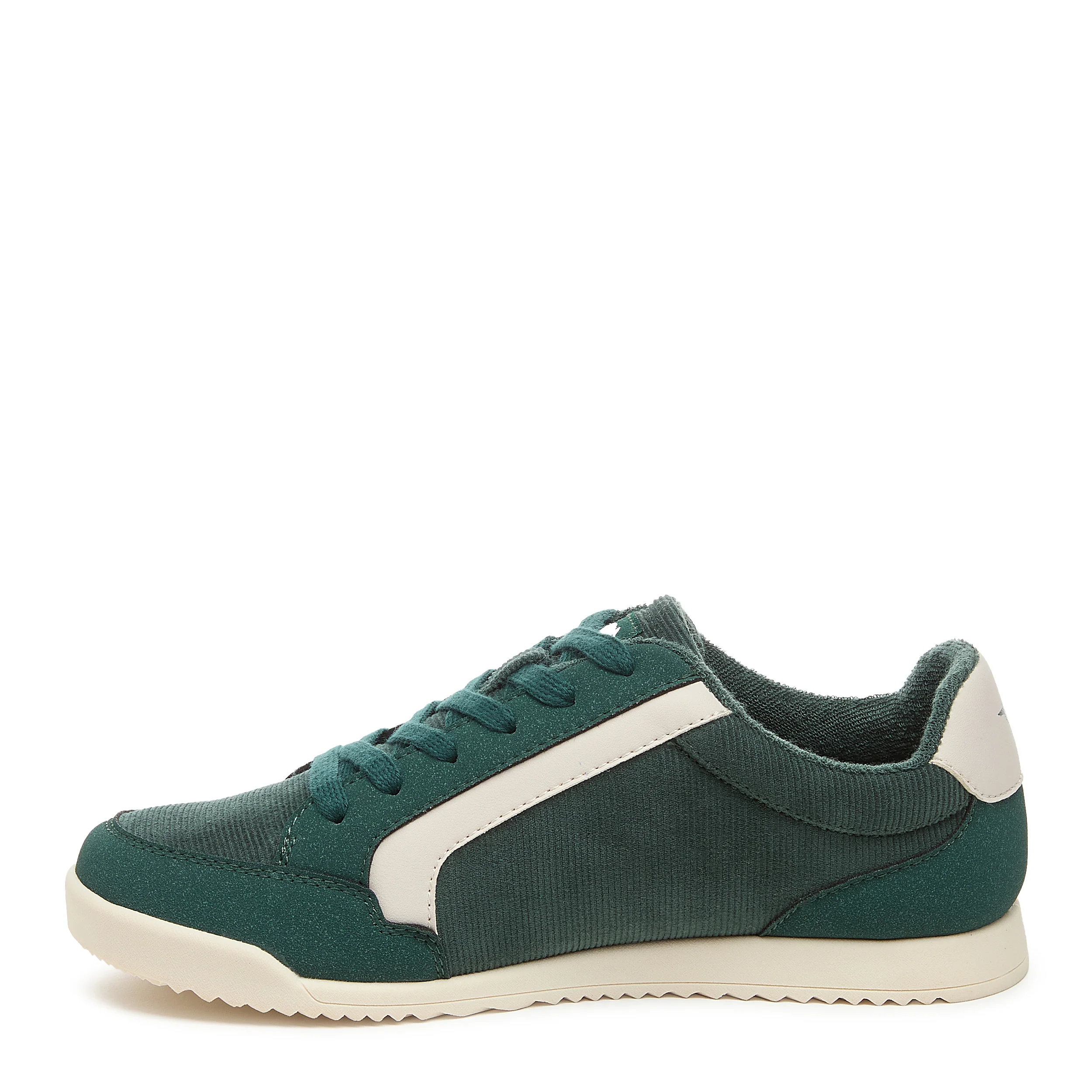 Bolt Forest Green Corduroy Trainers - Image 3
