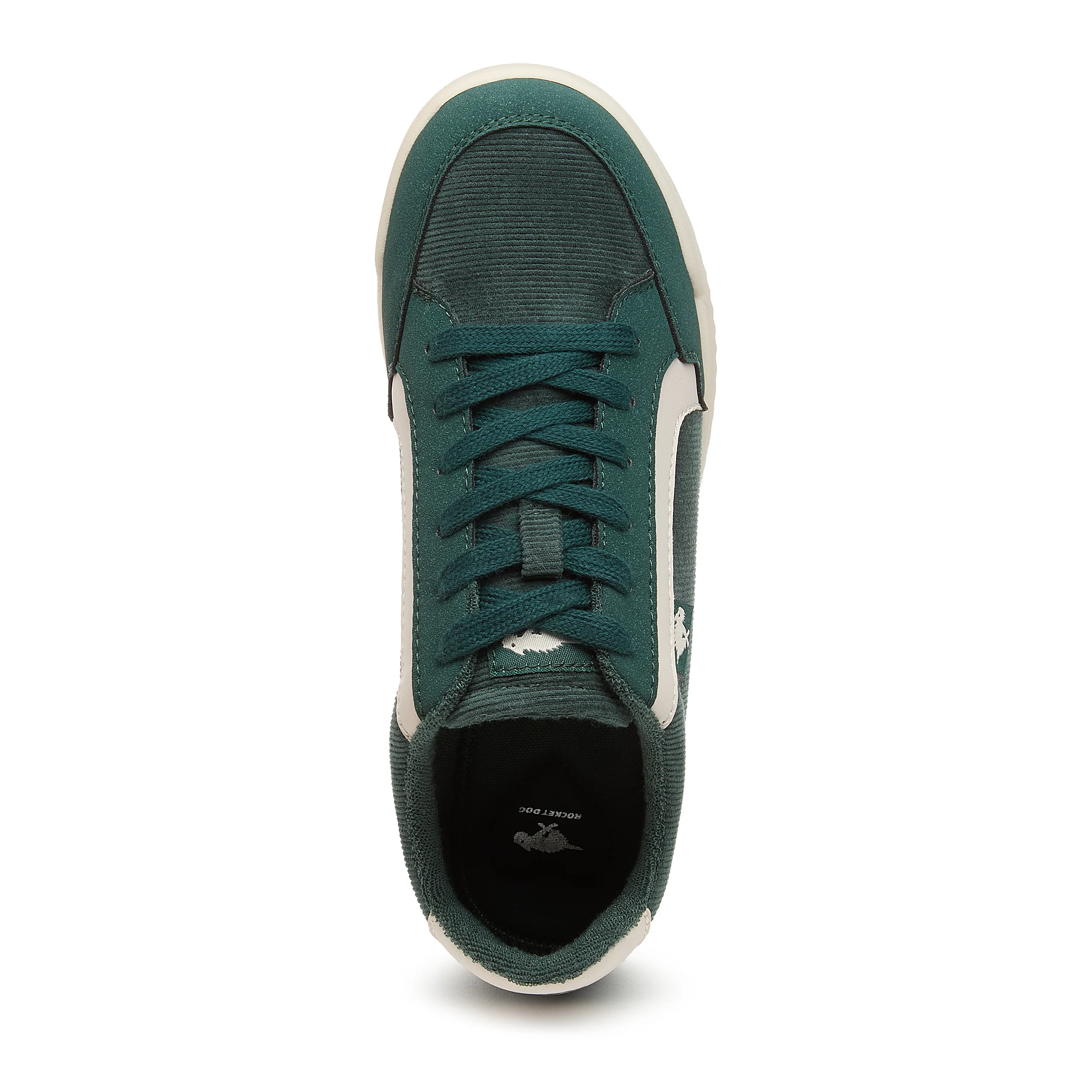 Bolt Forest Green Corduroy Trainers - Image 6