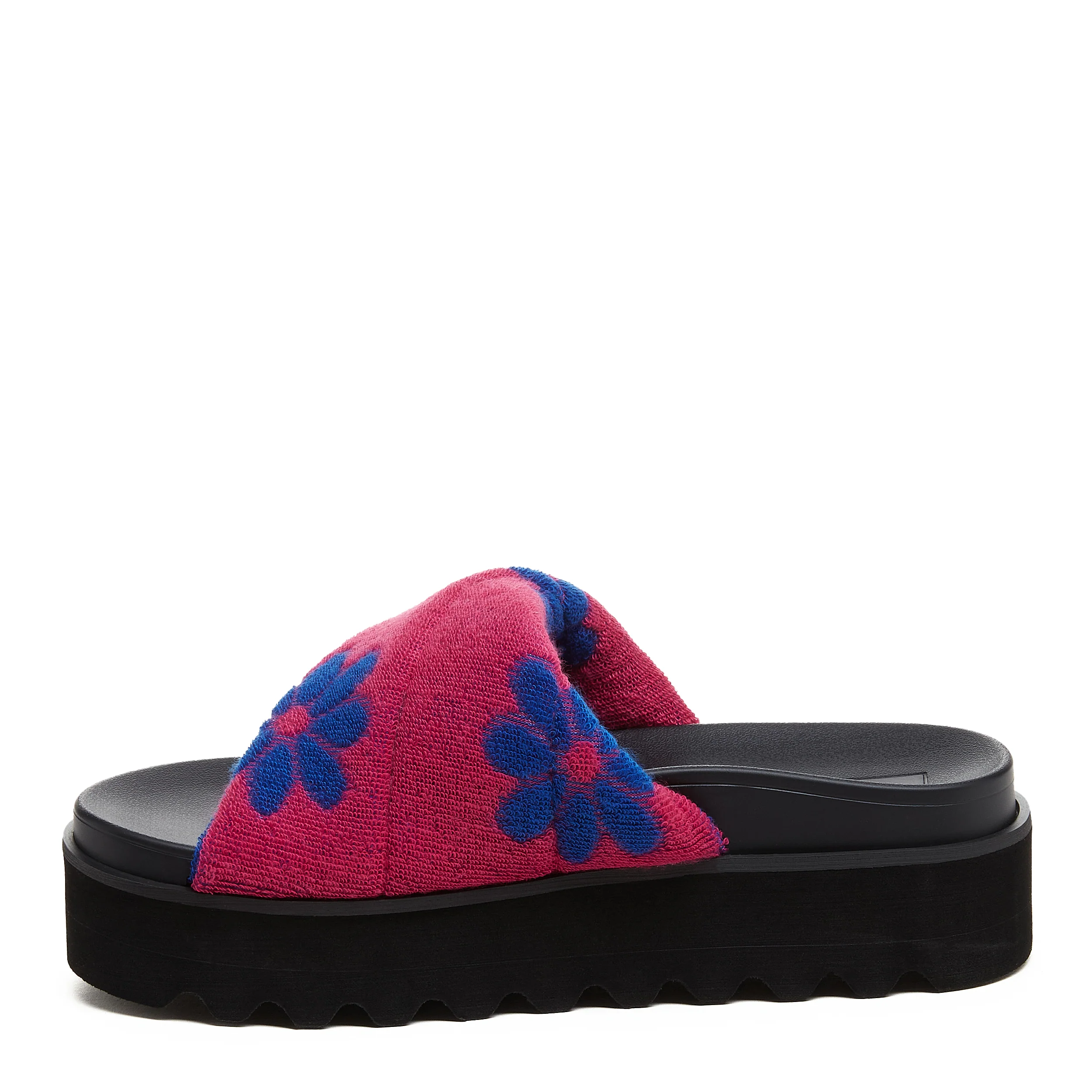 Breeze Hot Pink Slide Sandals - Image 3