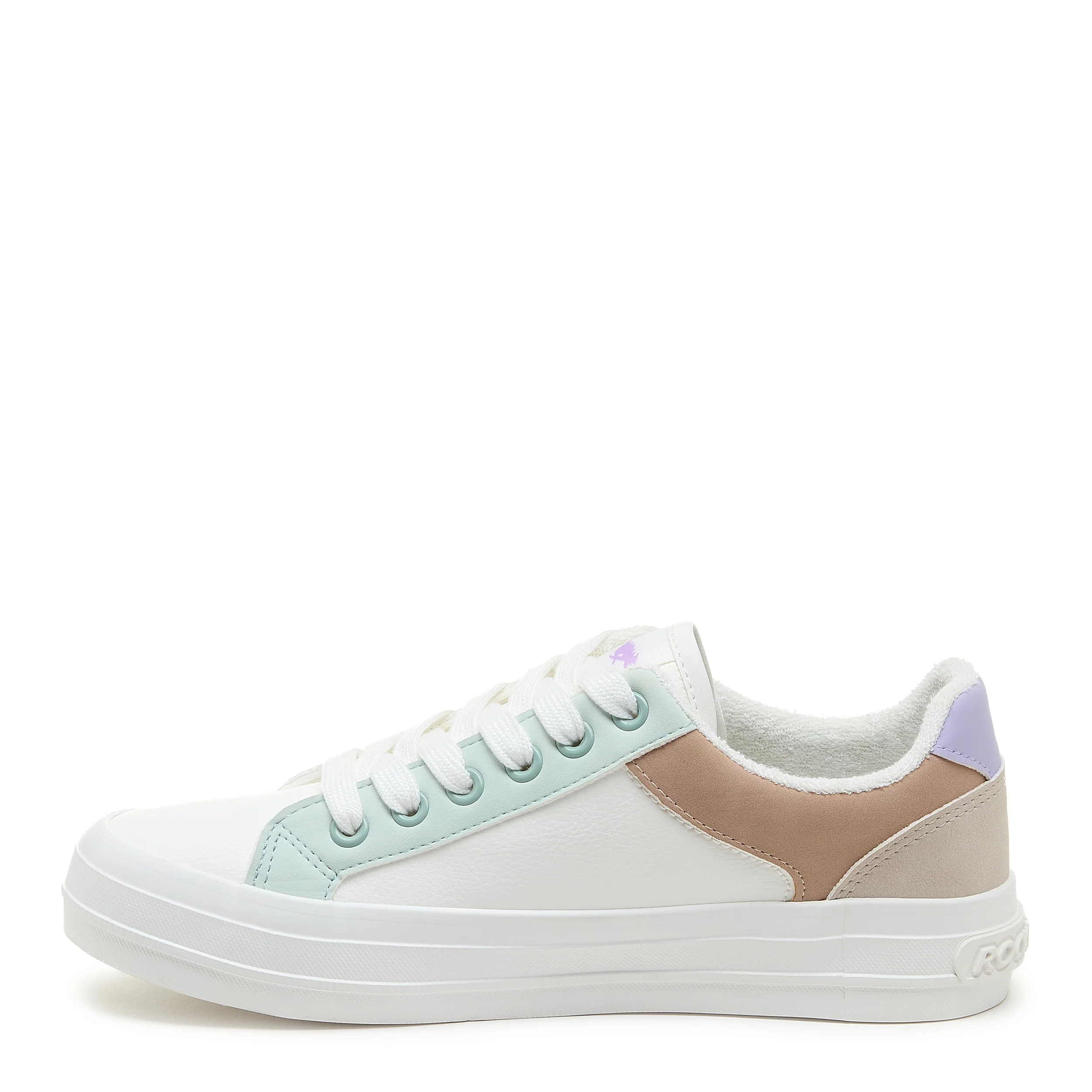 Cecilia Pastel Colour Block Trainer - Image 4