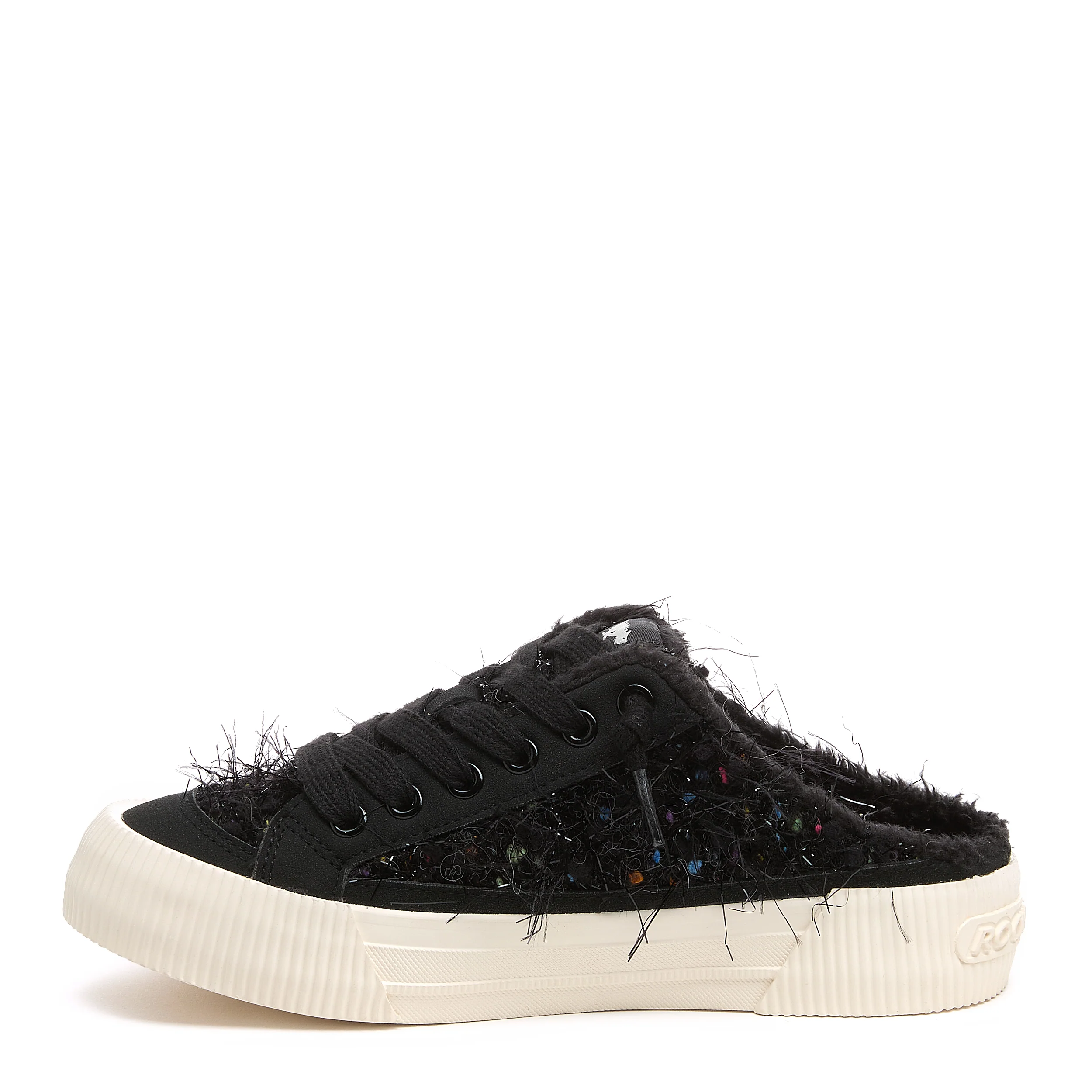 Cheery Black Multi Mule Trainers - Image 3