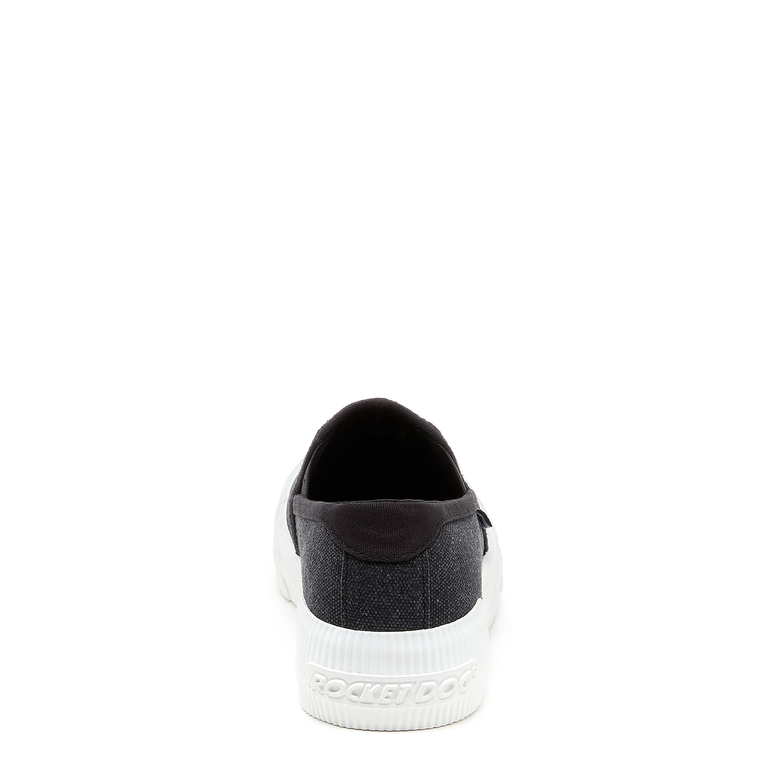 Cheery Black Slip-On Plimsoll Trainers - Image 4