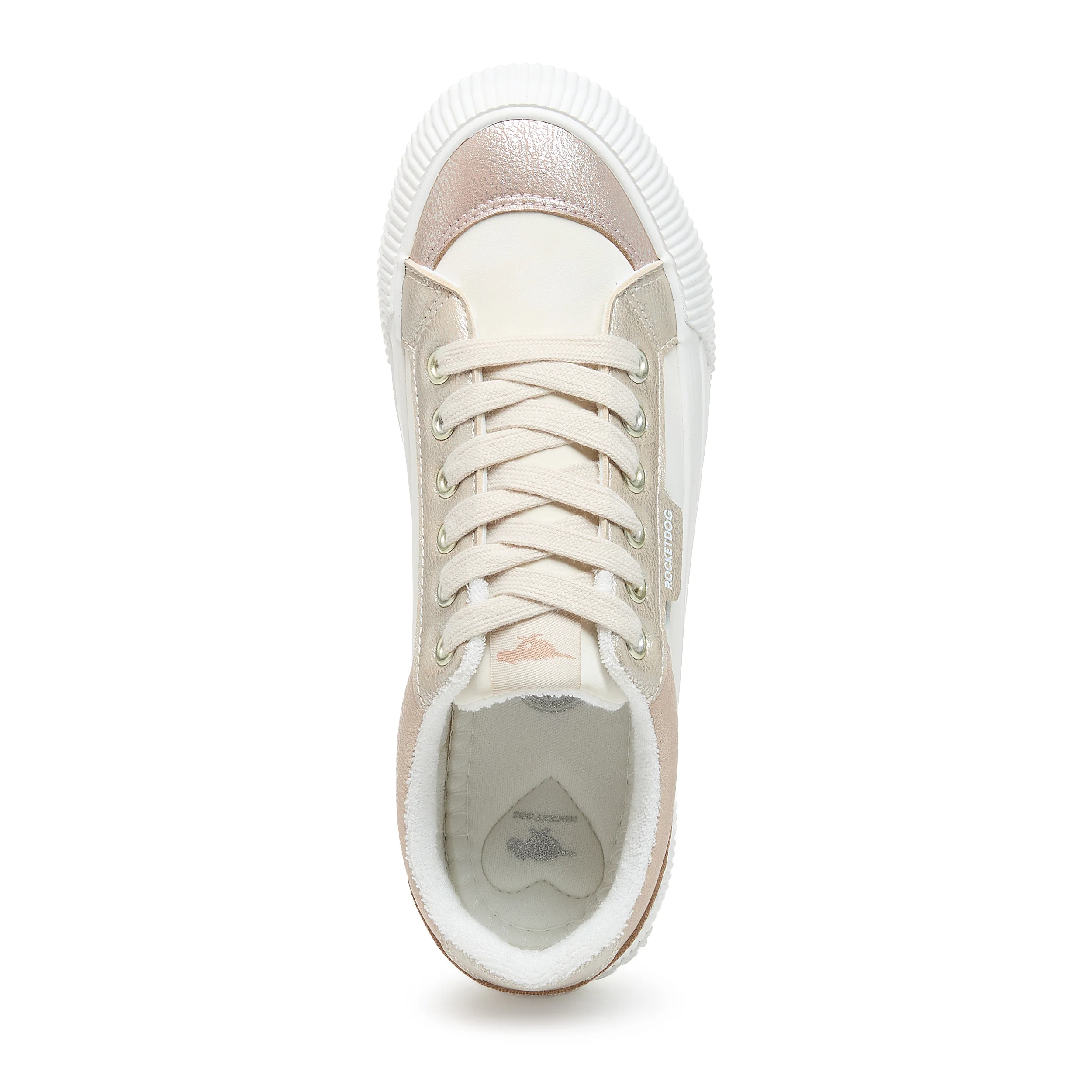 Cheery Bronze Colour Block Trainers - Image 6
