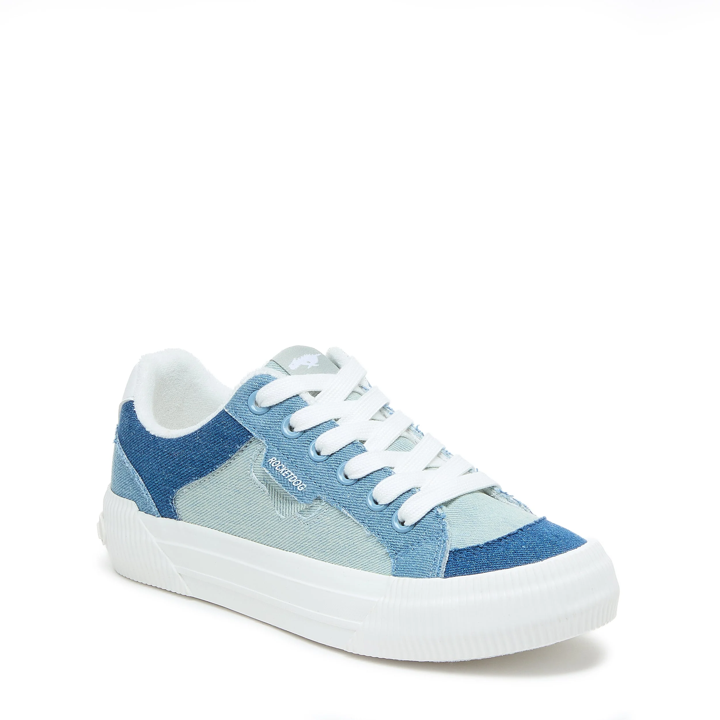 Cheery Coastal Blue Colour Block Trainers - Image 3