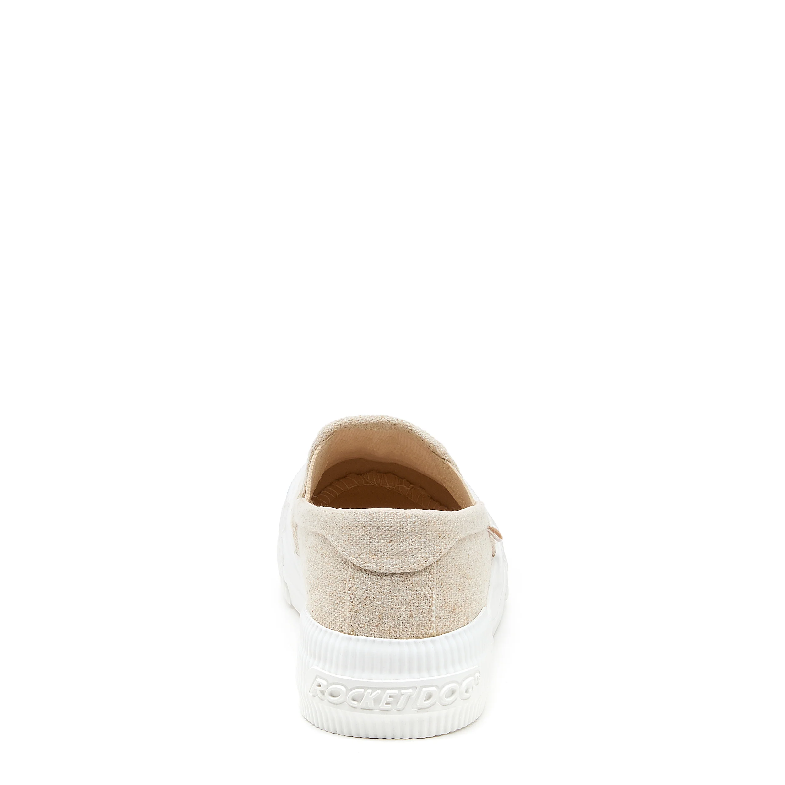 Cheery Natural Slip-On Plimsoll Trainers - Image 4