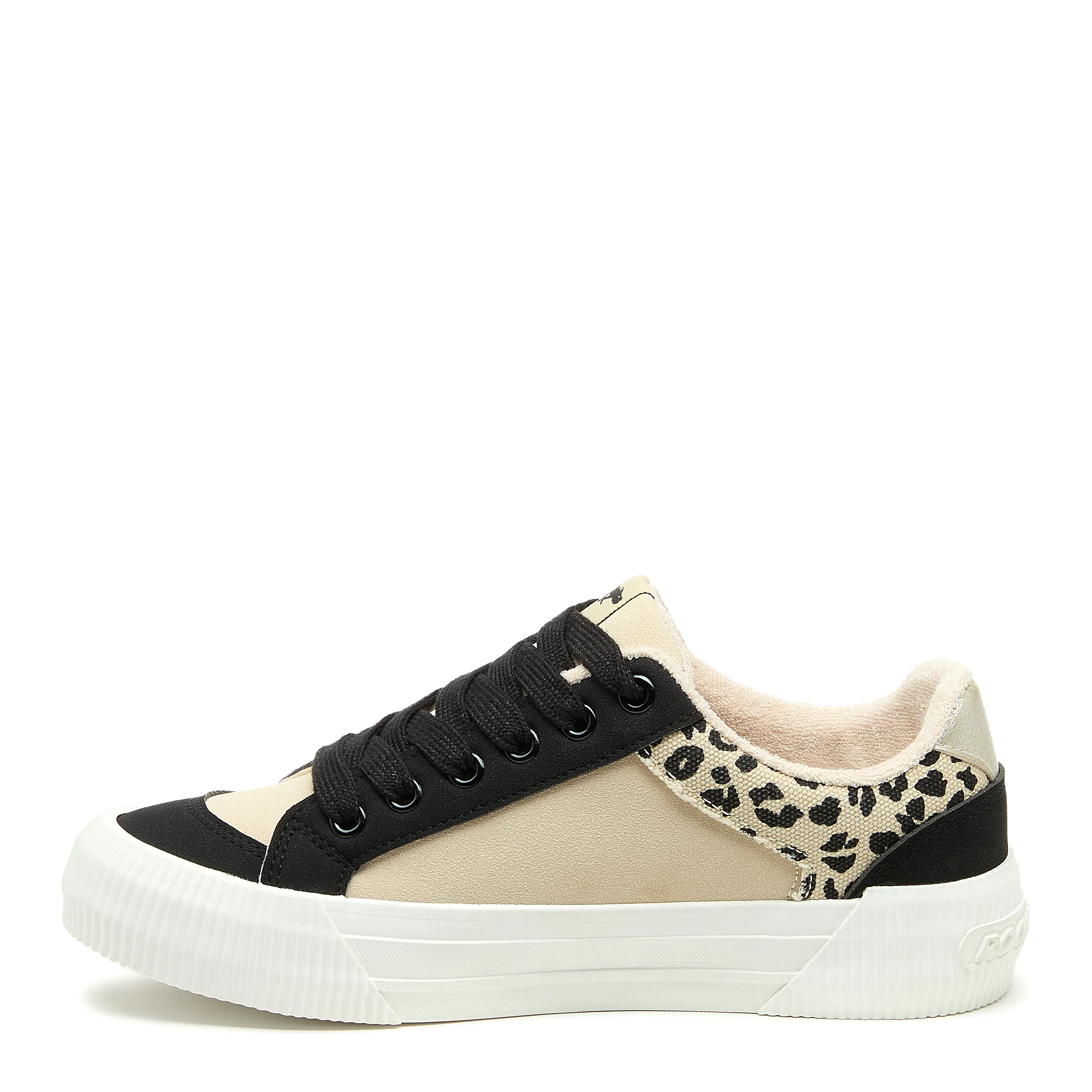 Cheery Leopard Print Colour Block Trainers - Image 3