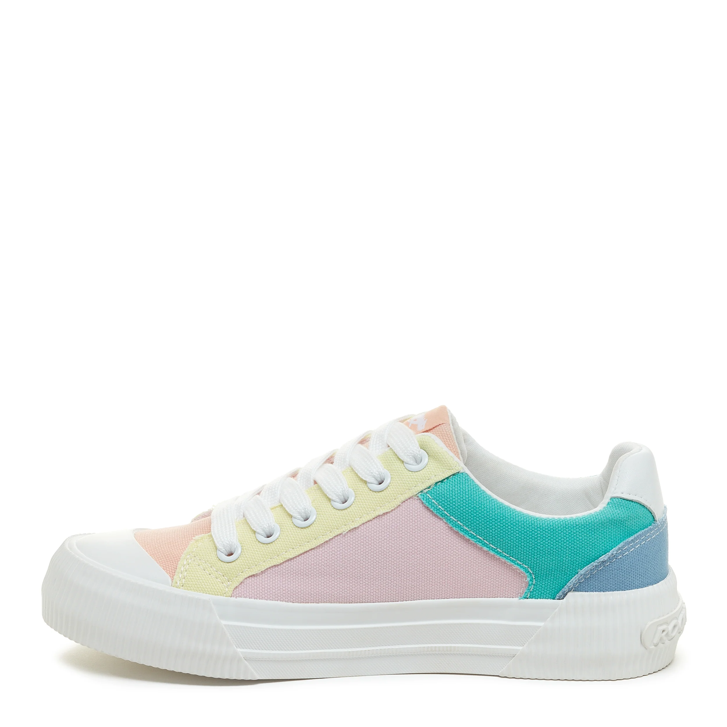 Cheery Pastel Colour Block Trainers - Image 4