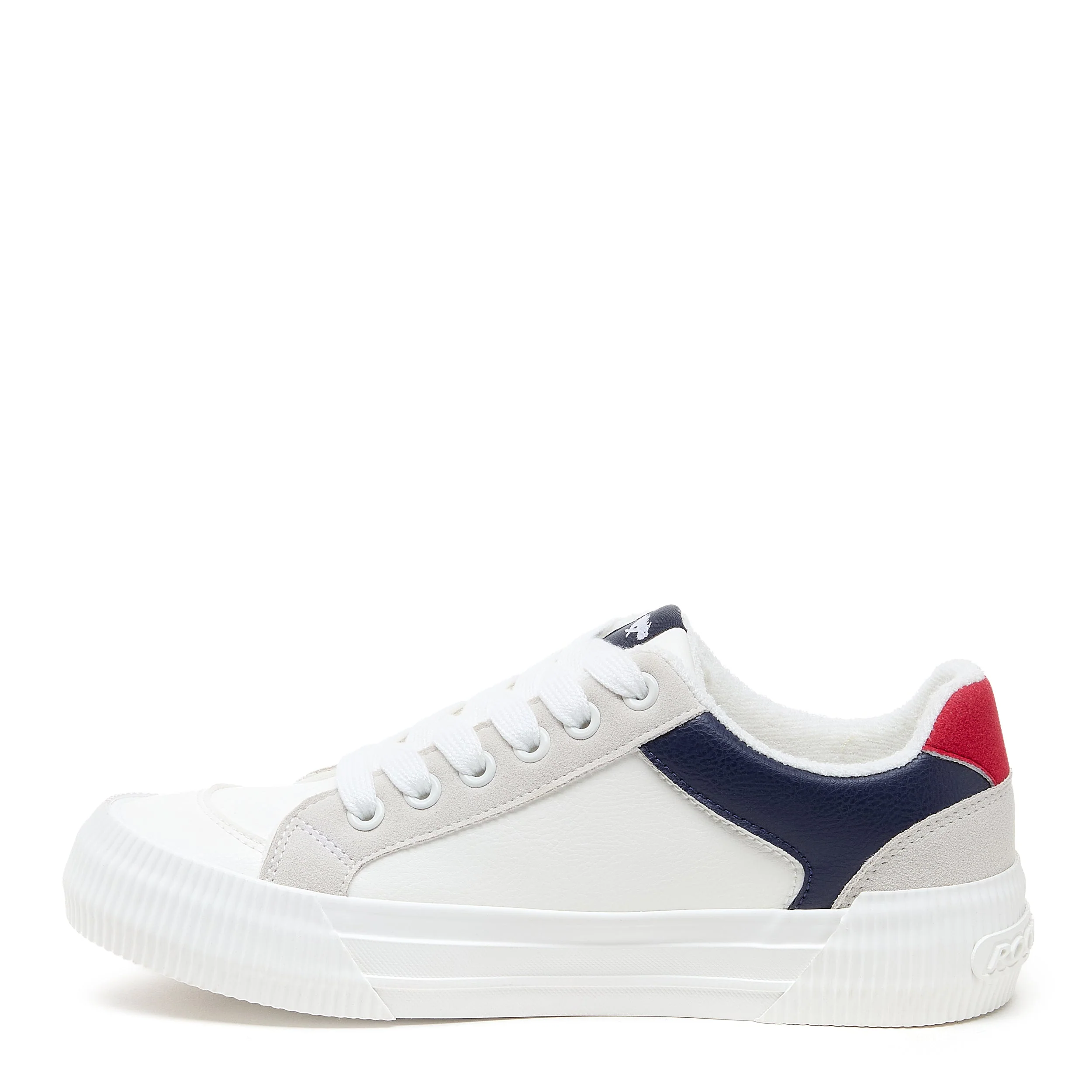 Cheery Red Blue Colour Block Trainer - Image 3
