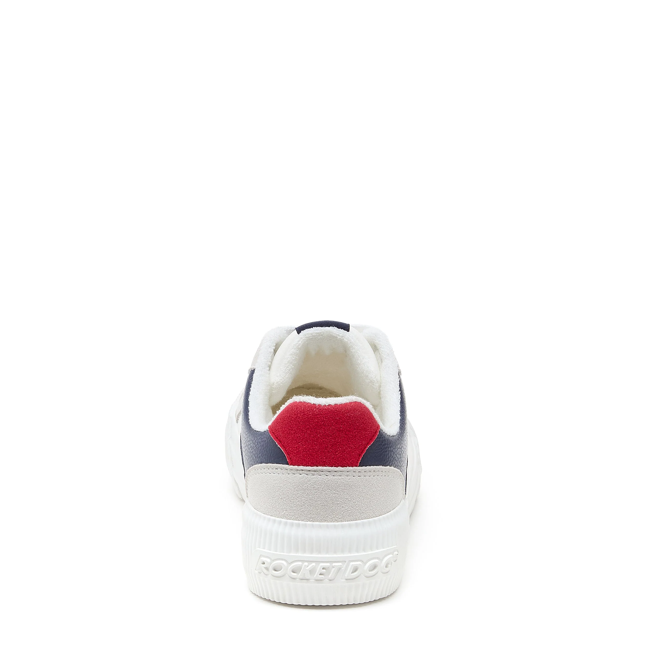 Cheery Red Blue Colour Block Trainer - Image 4