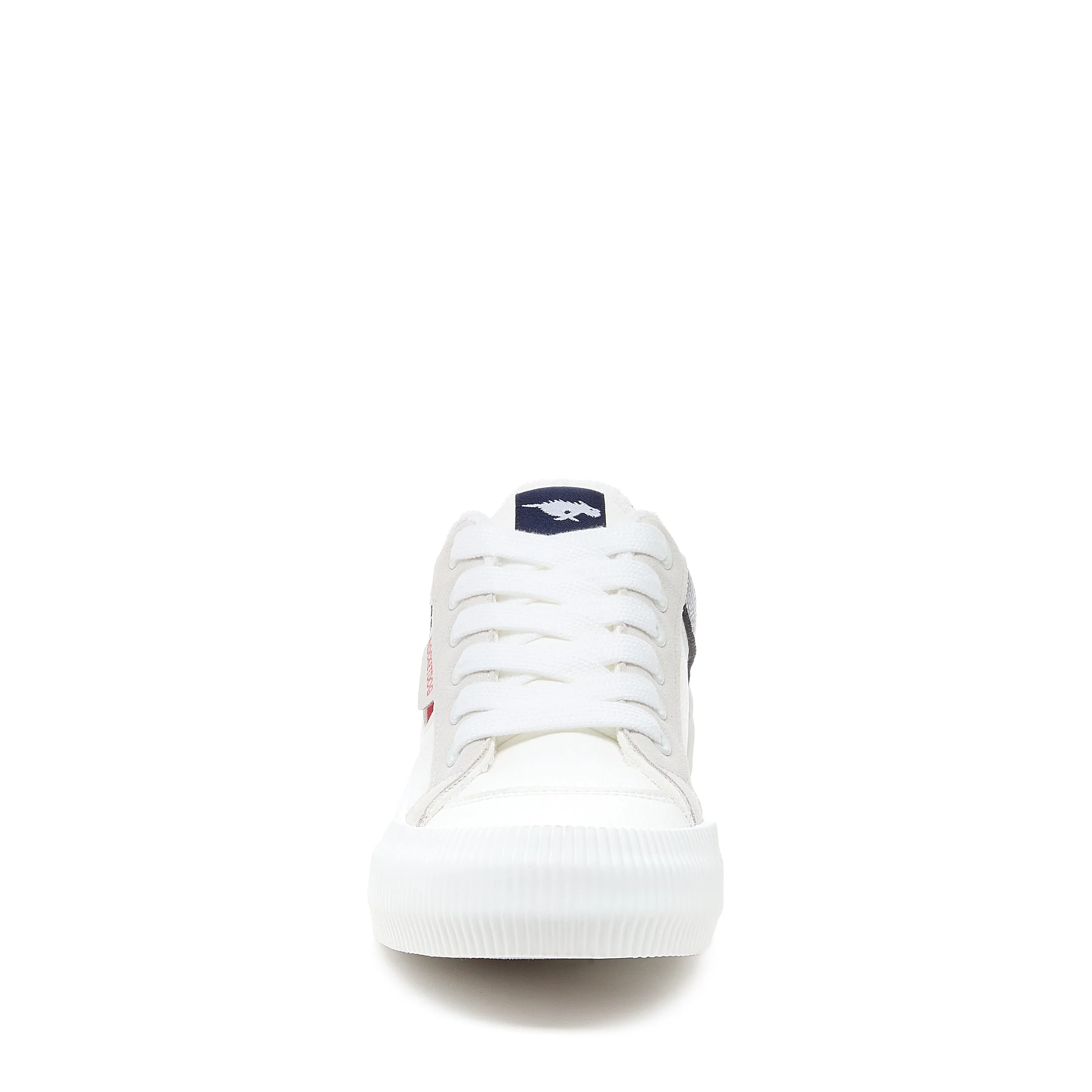 Cheery Red Blue Colour Block Trainer - Image 5