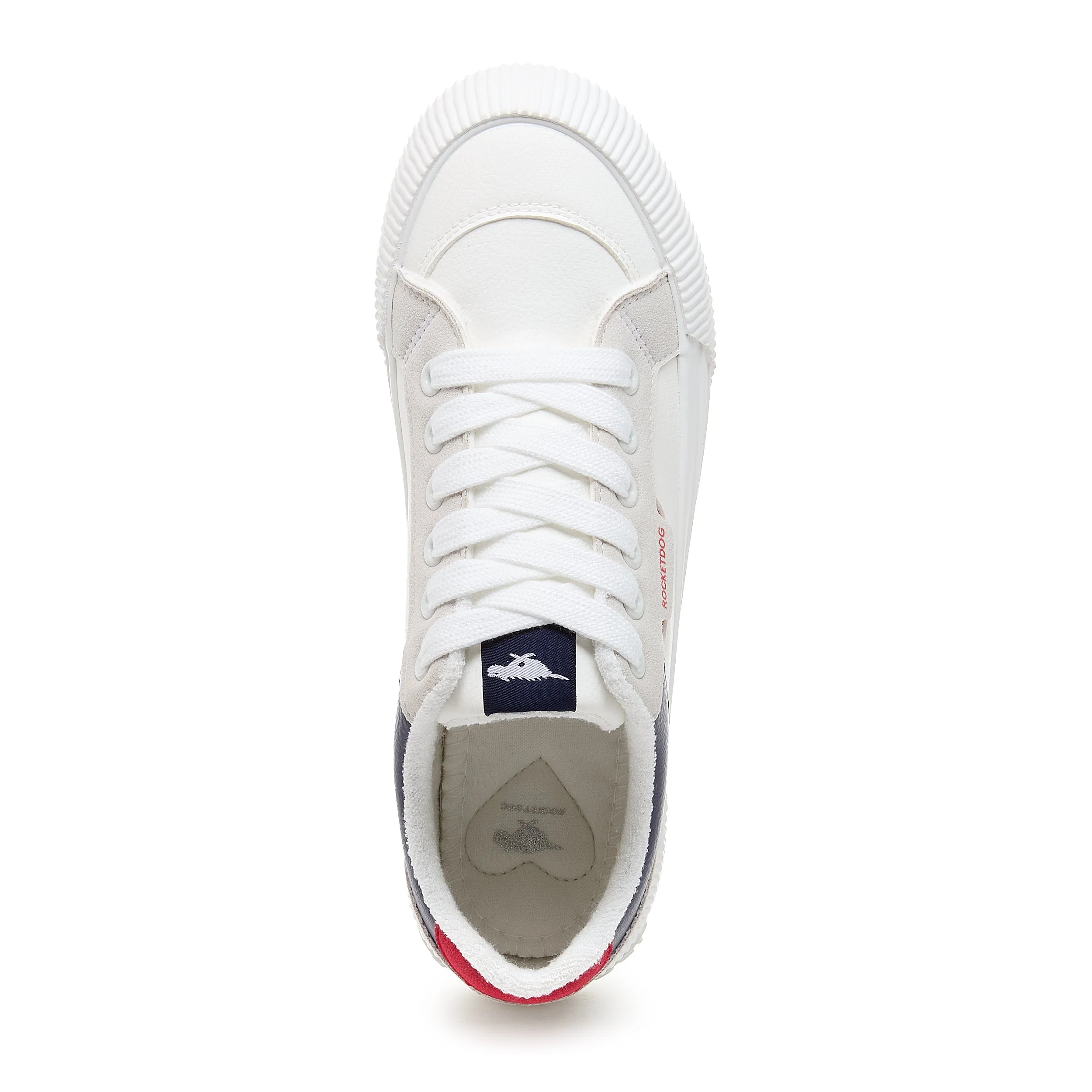 Cheery Red Blue Colour Block Trainer - Image 6