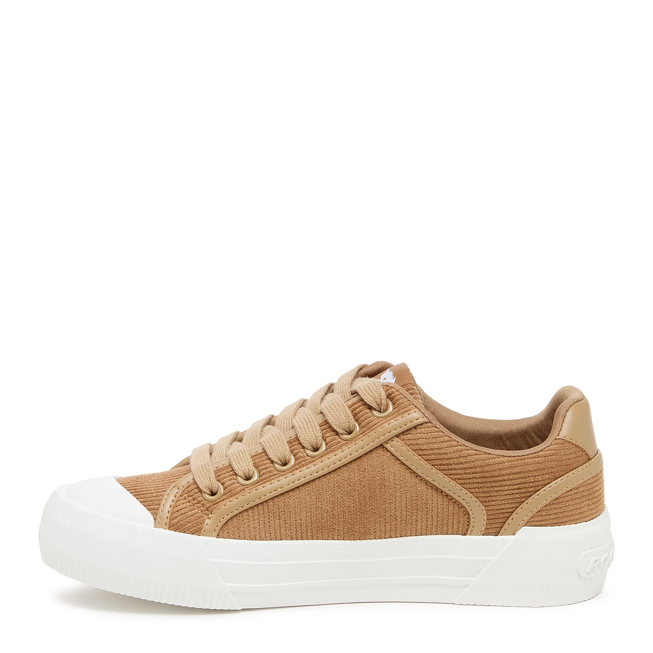 Cheery Tan Corduroy Trainers - Image 3