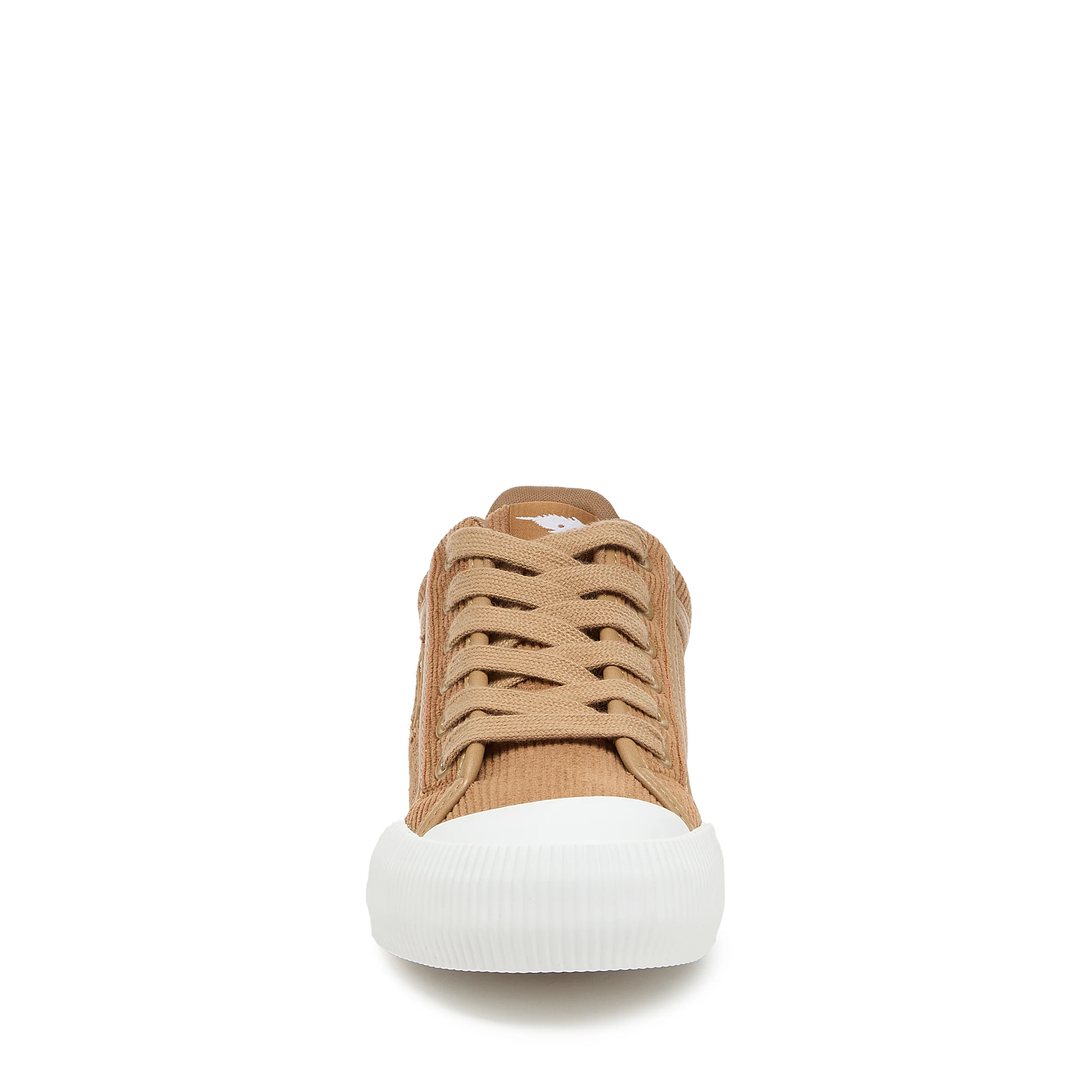 Cheery Tan Corduroy Trainers - Image 5