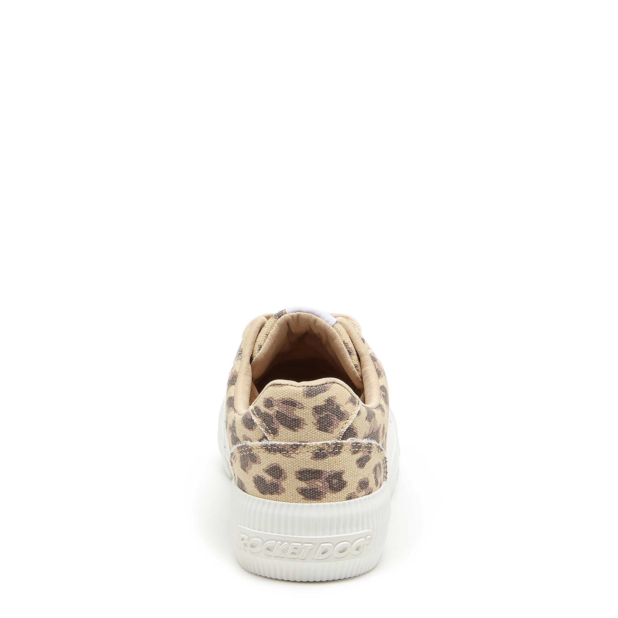 Cheery Tan Leopard Canvas Trainers - Image 4