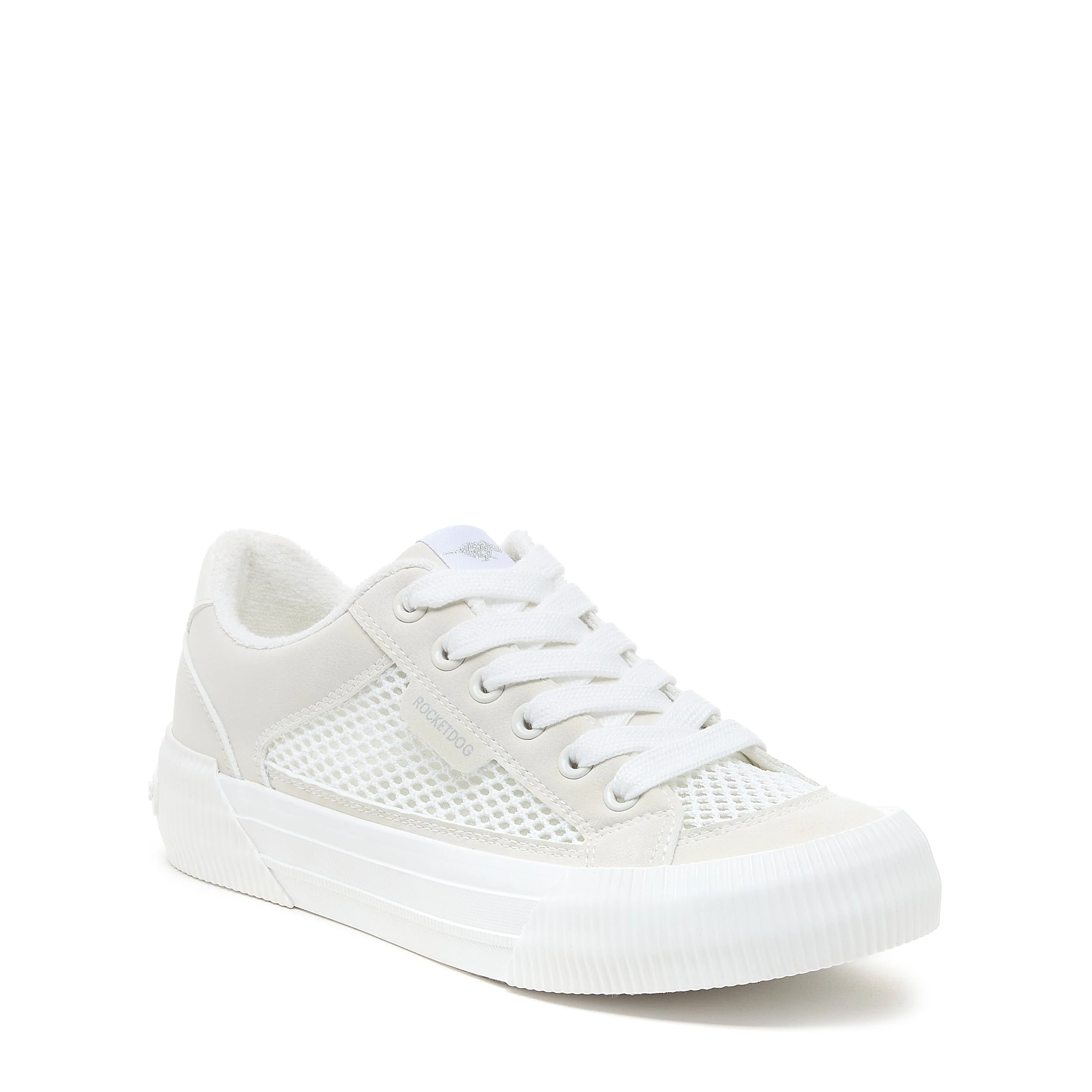 Cheery White Mesh Trainers - Image 2