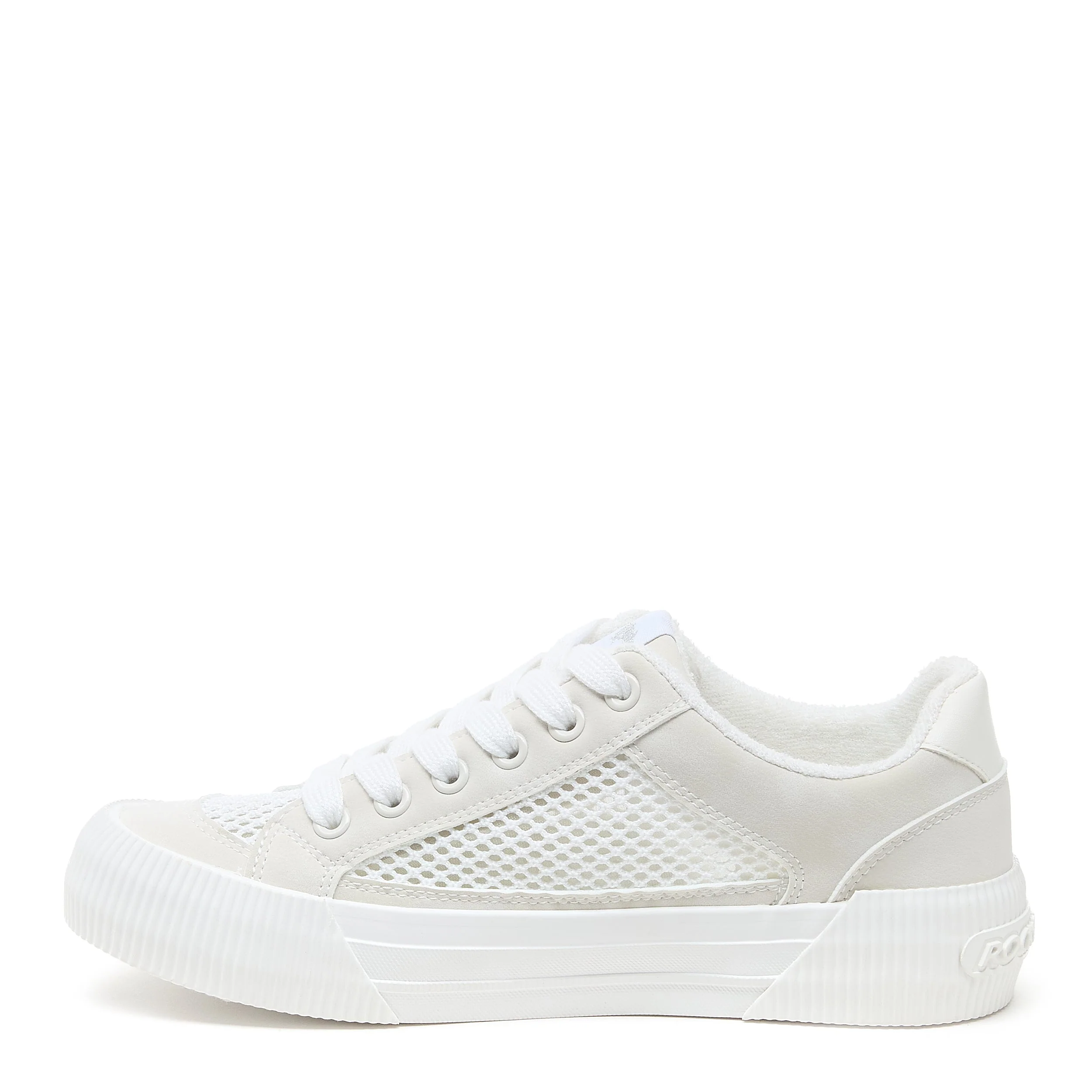 Cheery White Mesh Trainers - Image 3