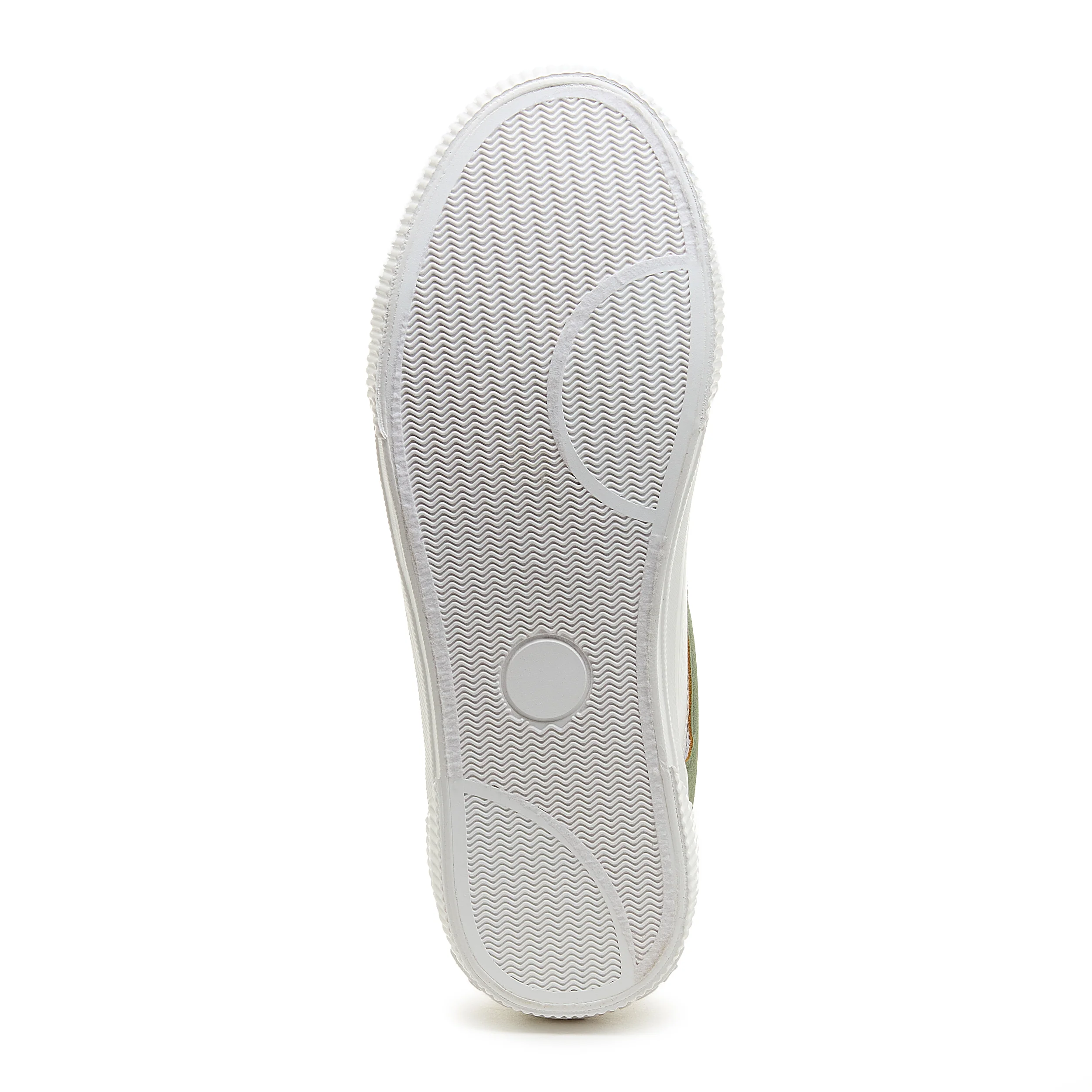 Cheery White Olive Colour Block Trainers - Image 7