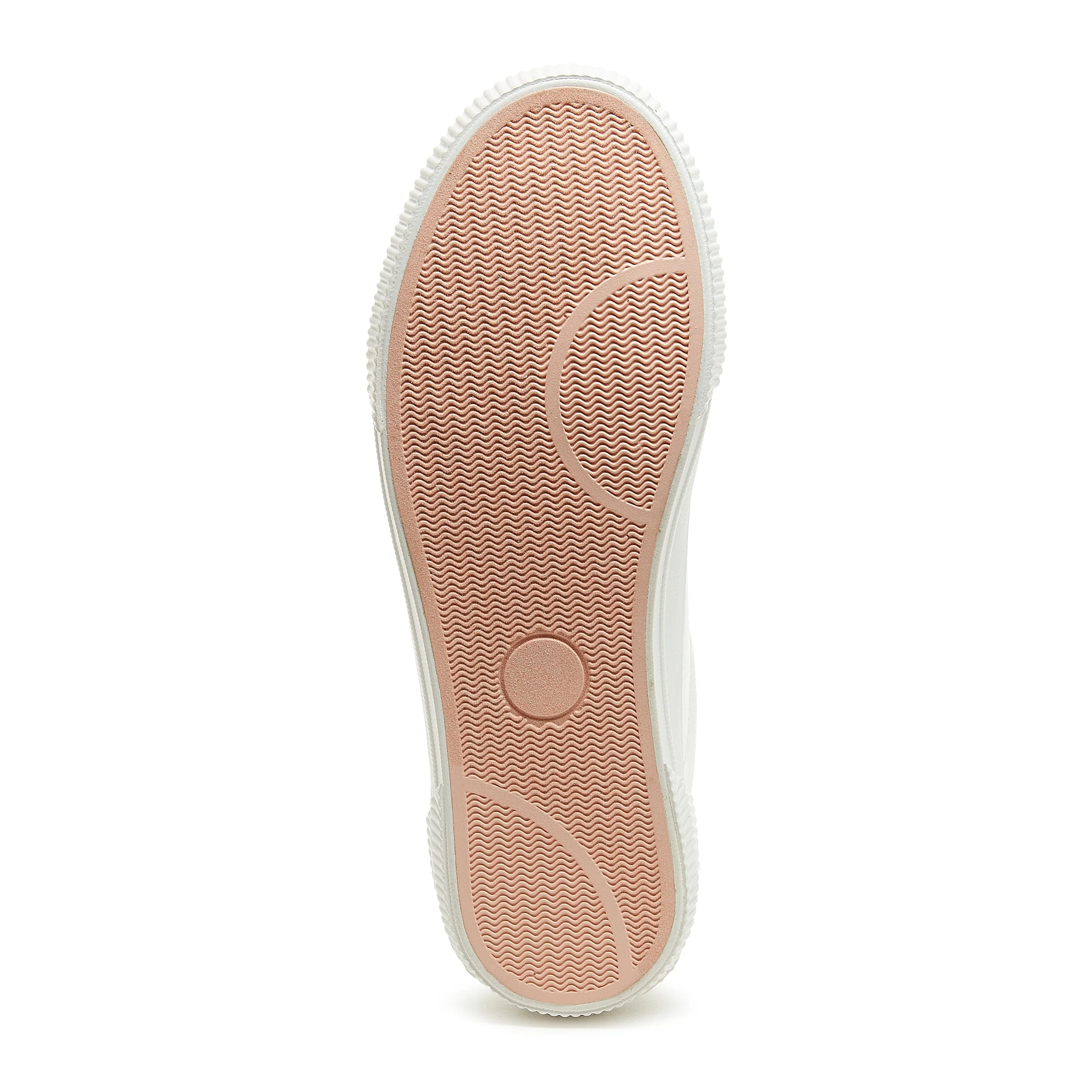 Cheery White Pastel Sport Platform Trainers - Image 7