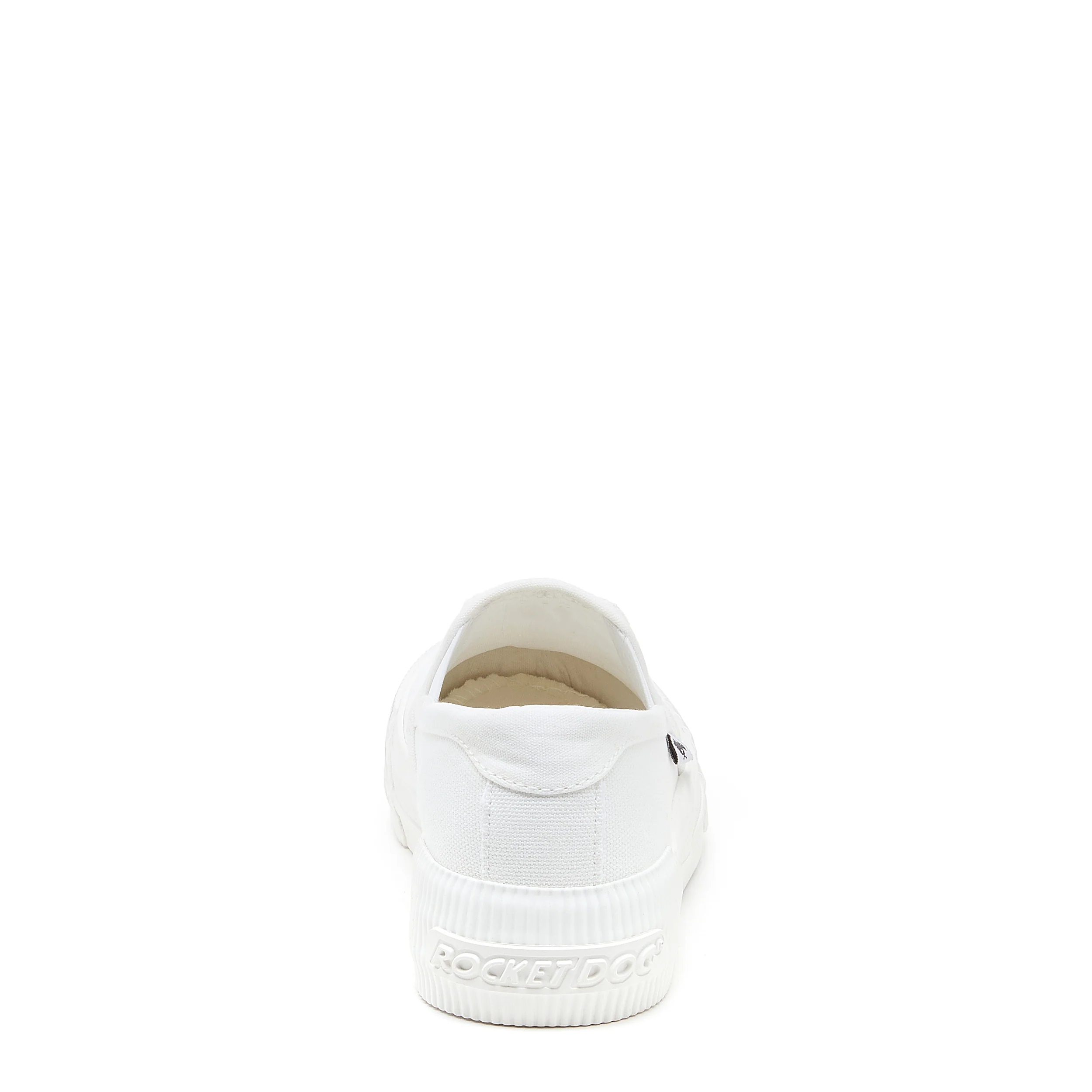 Cheery White Slip-On Plimsoll Trainers - Image 4