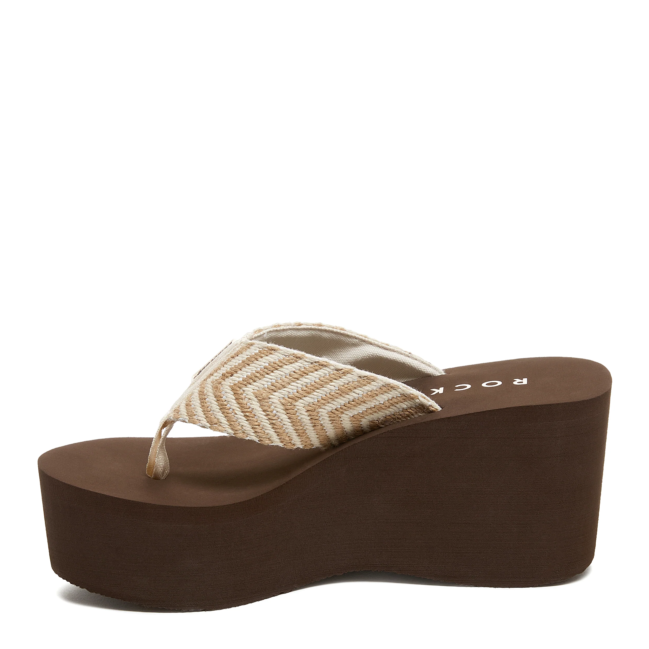 Crush Natural Platform Flip-Flops - Image 3