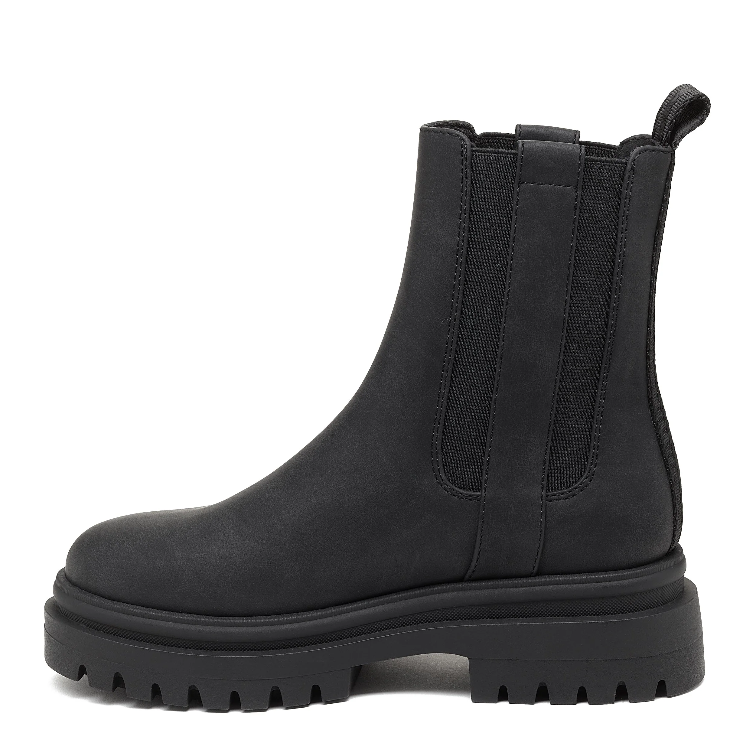 Dekko Black Buckled Ankle Boot - Image 5