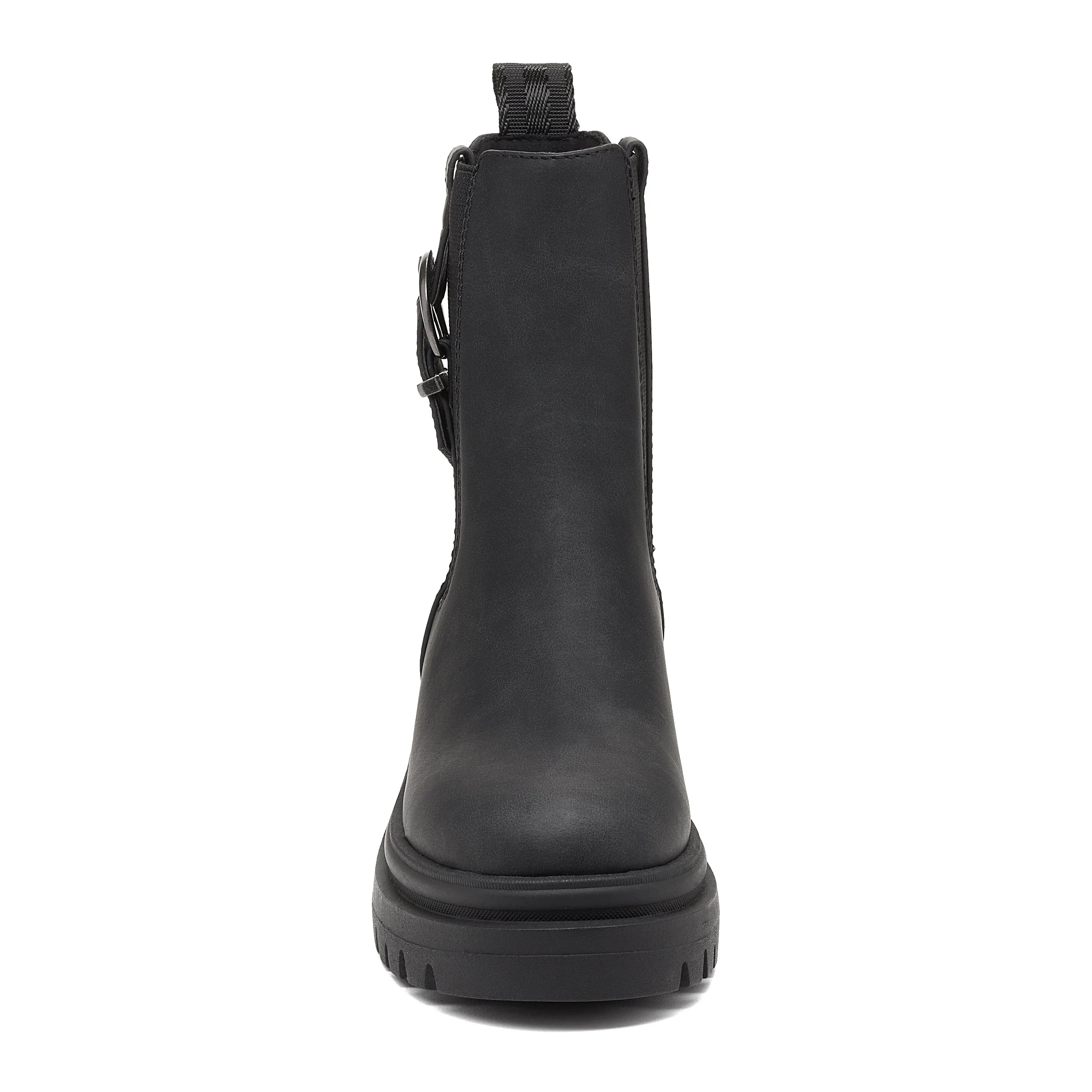 Dekko Black Buckled Ankle Boot - Image 6