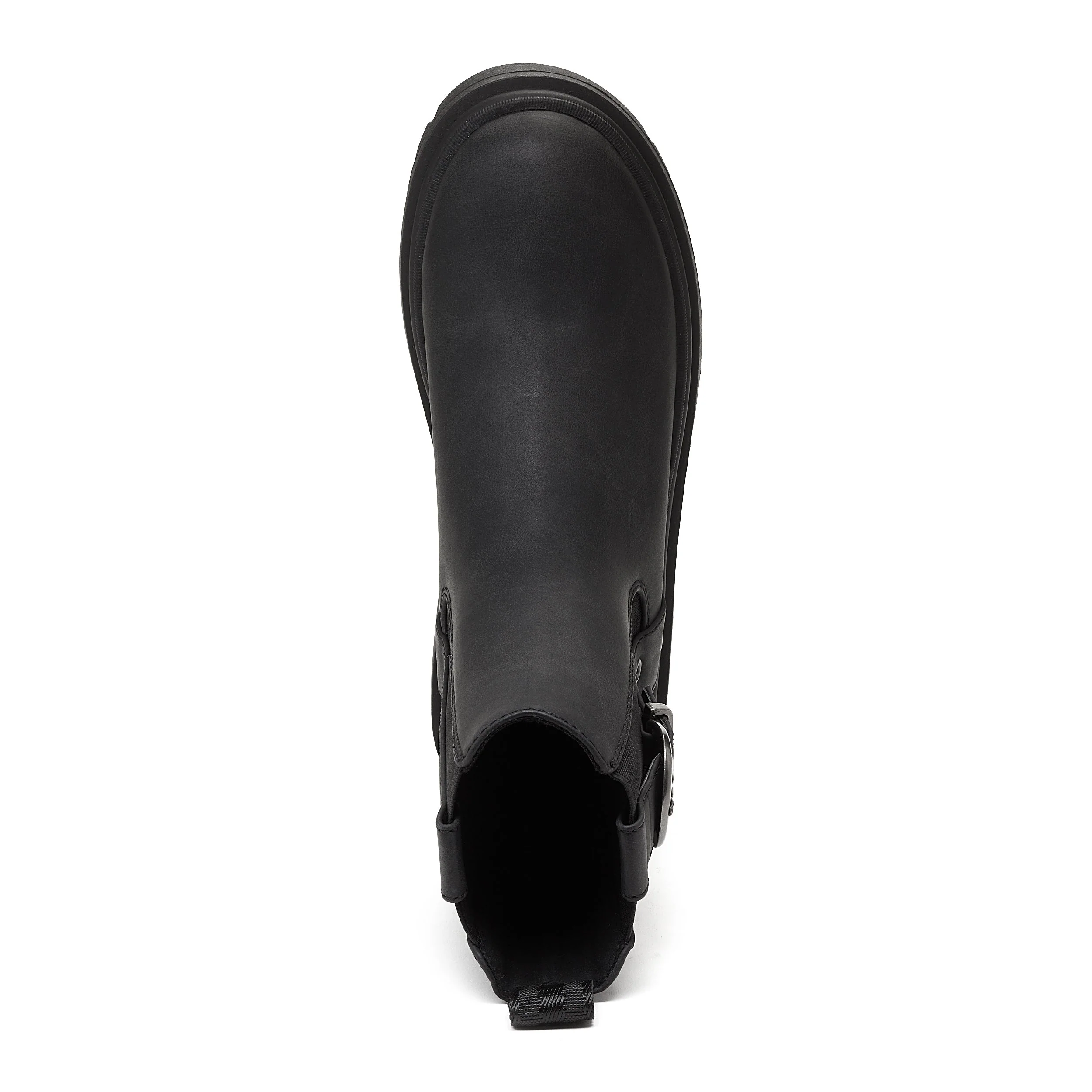 Dekko Black Buckled Ankle Boot - Image 7