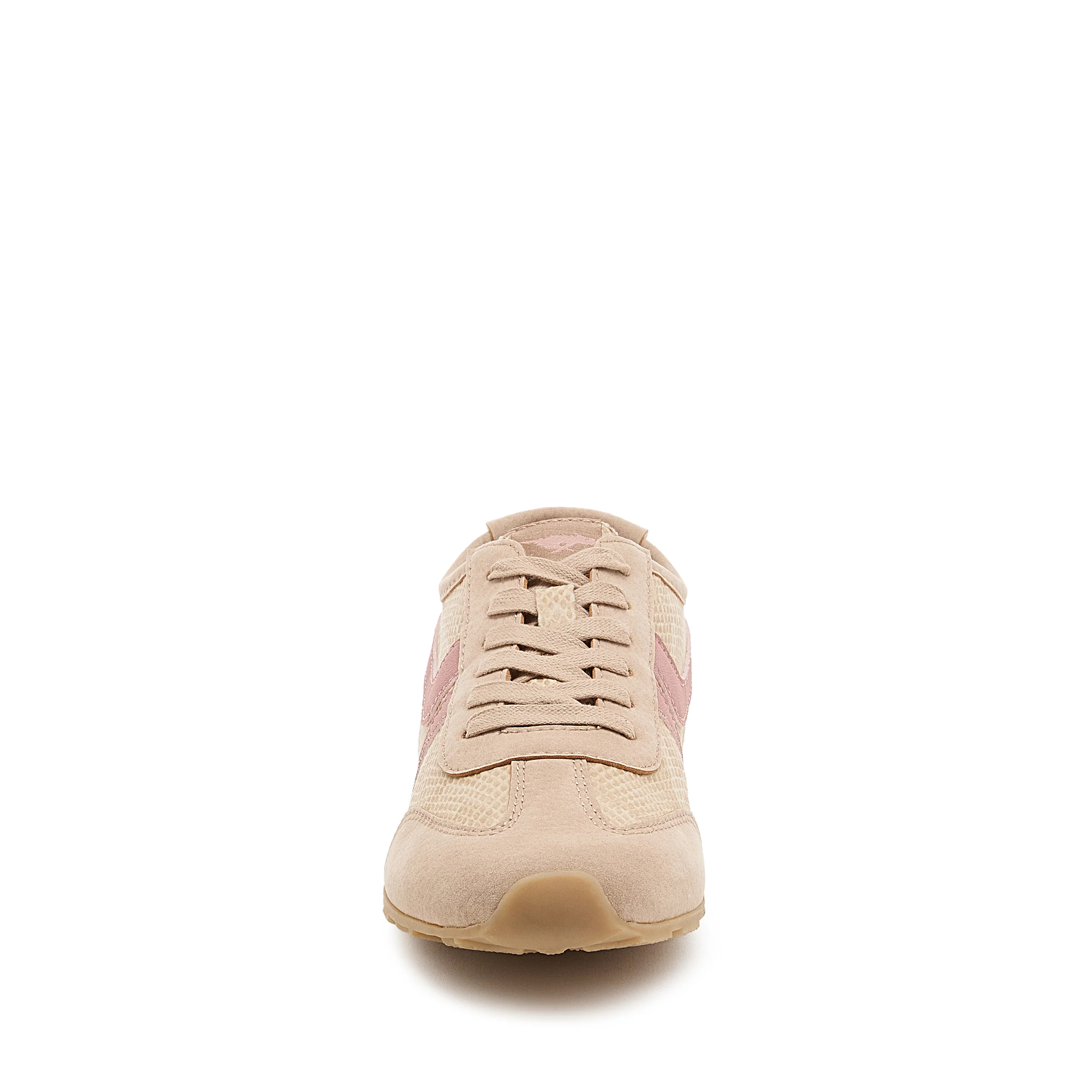 Destin Tan Snake Print Trainers - Image 5