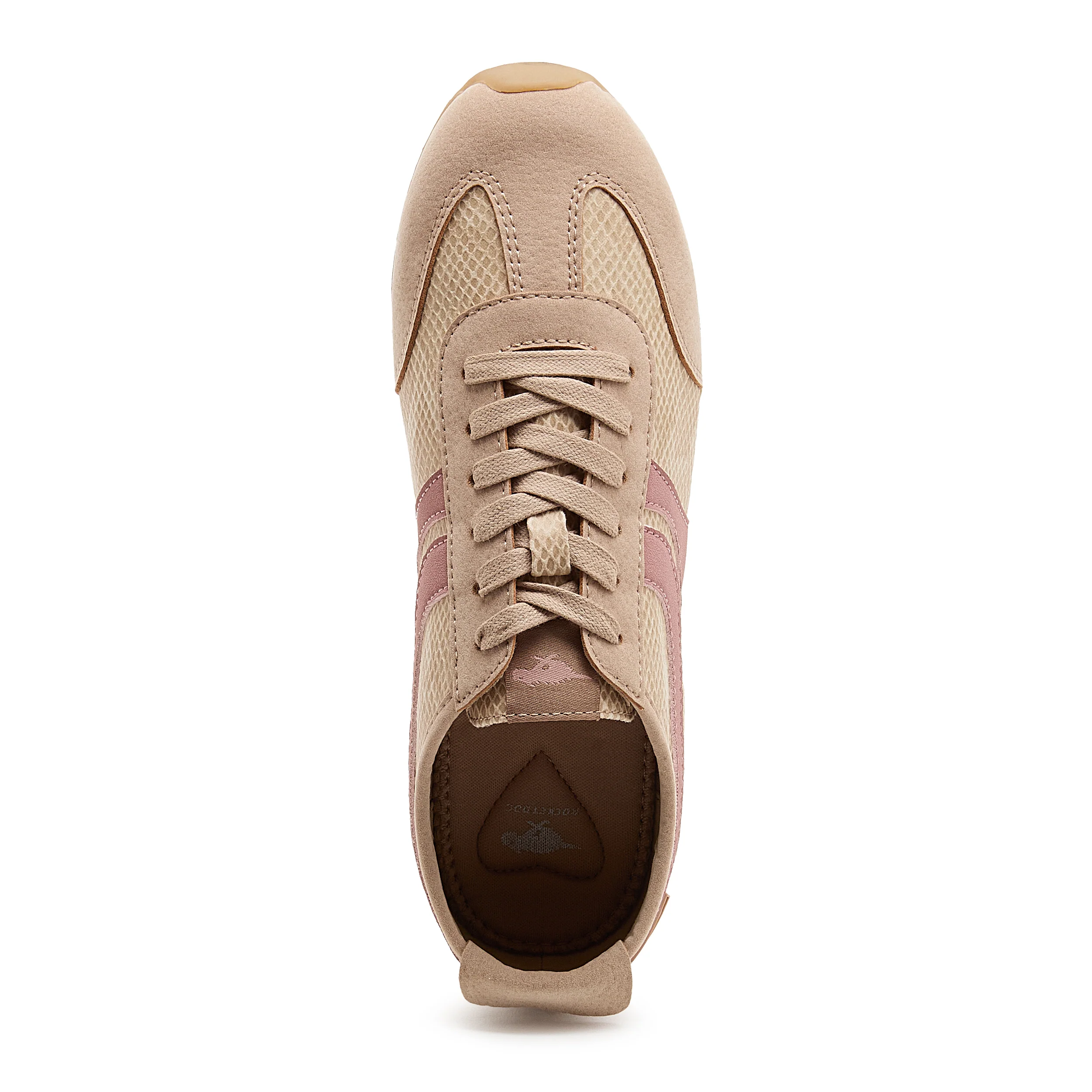 Destin Tan Snake Print Trainers - Image 6