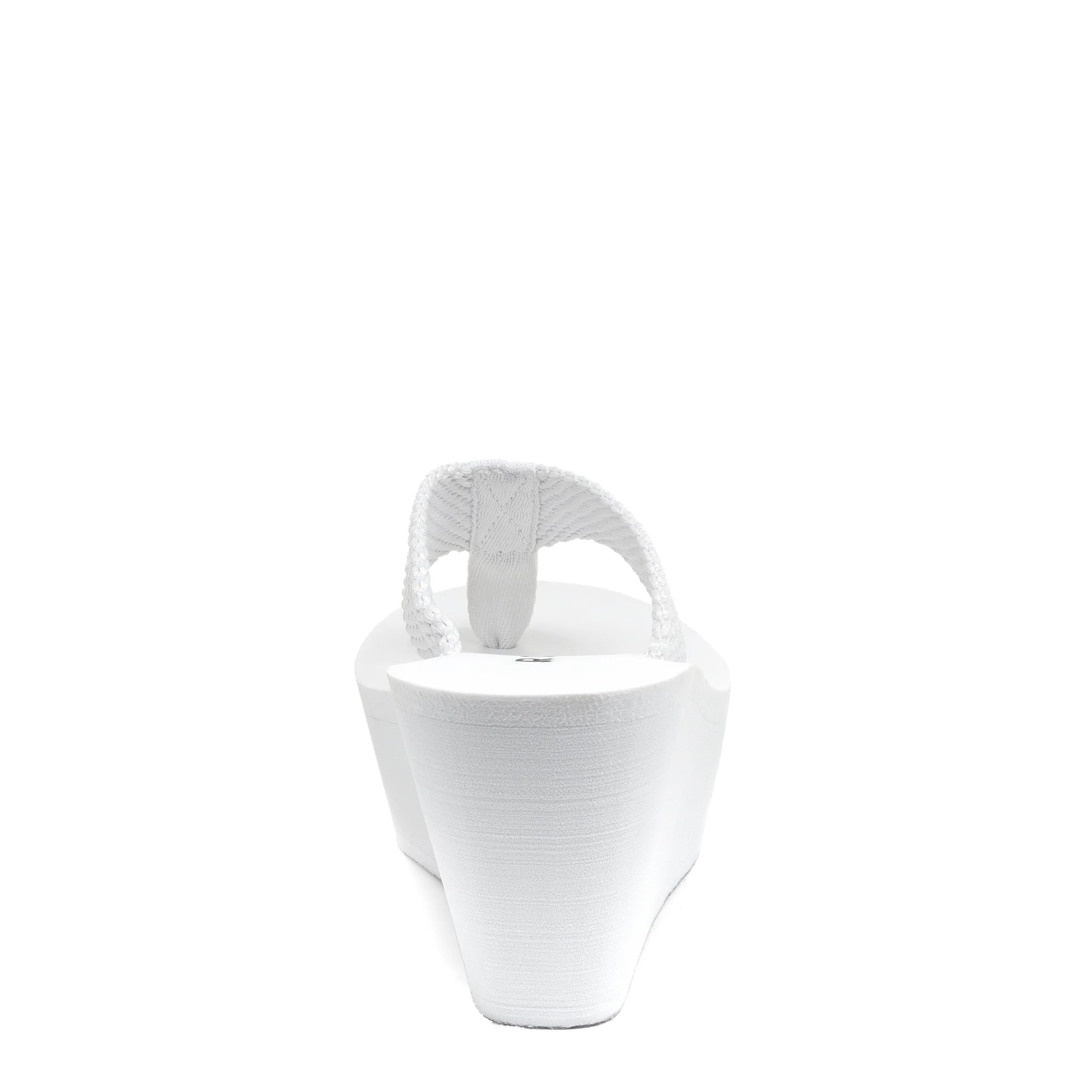 Diver White Wedge Flip-Flops - Image 4