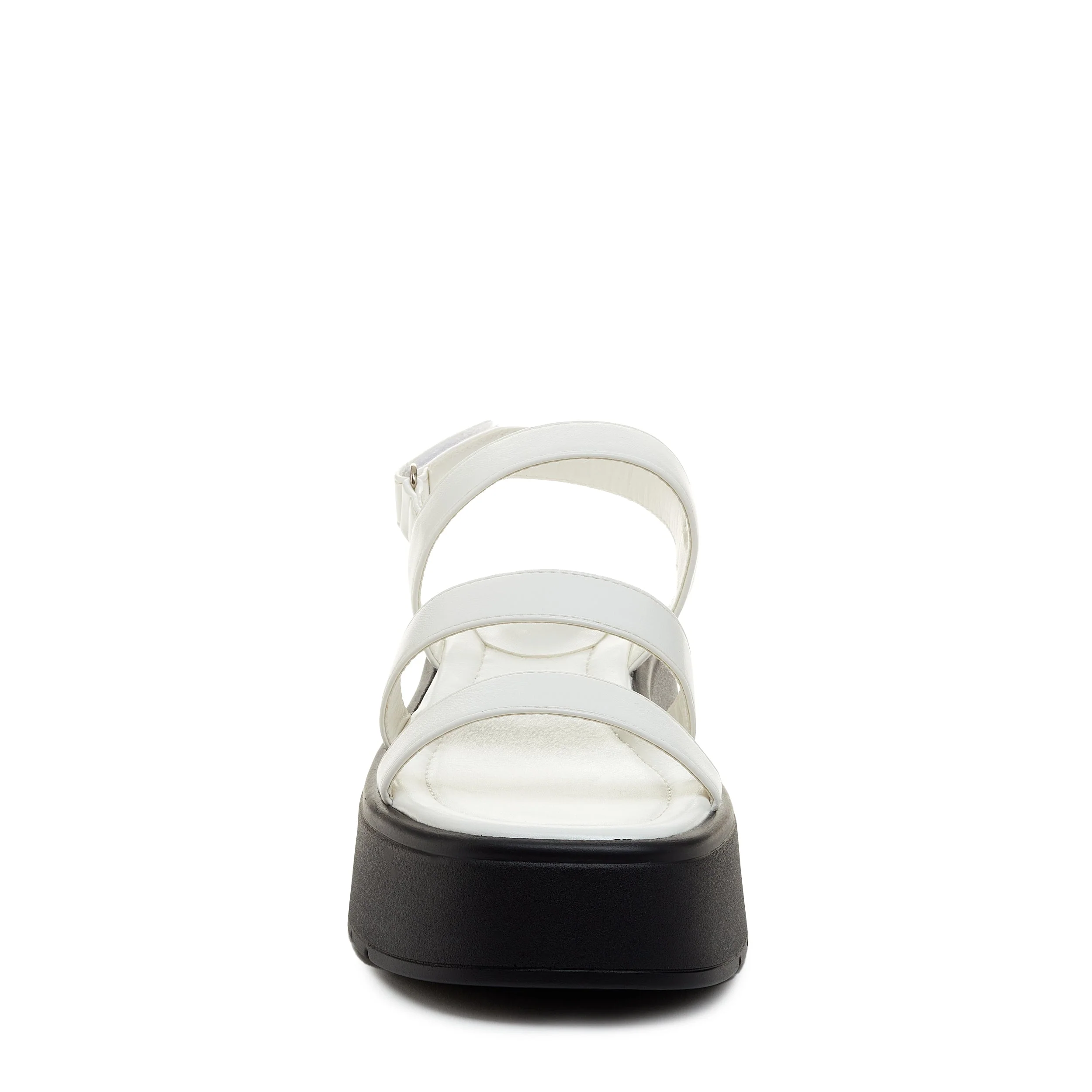 Dover White Platform Sandals - Image 4