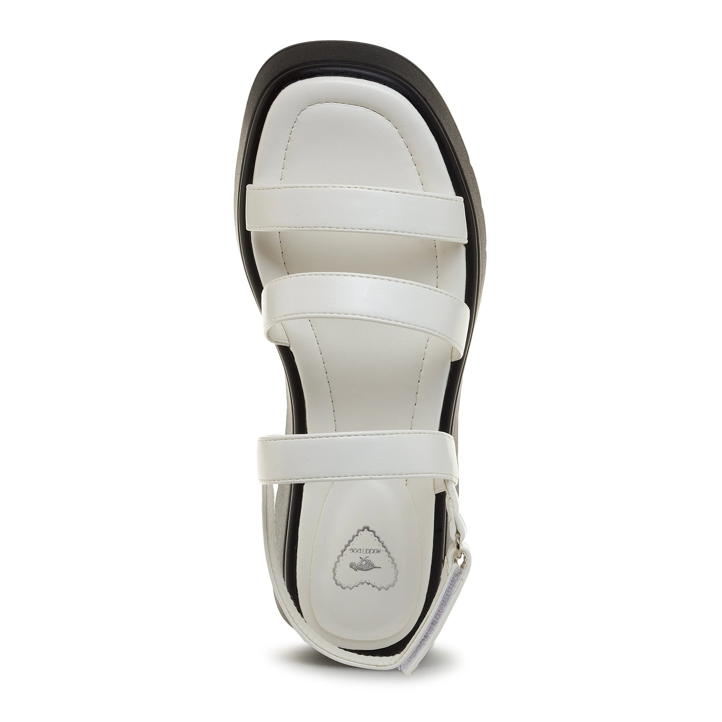 Dover White Platform Sandals - Image 5
