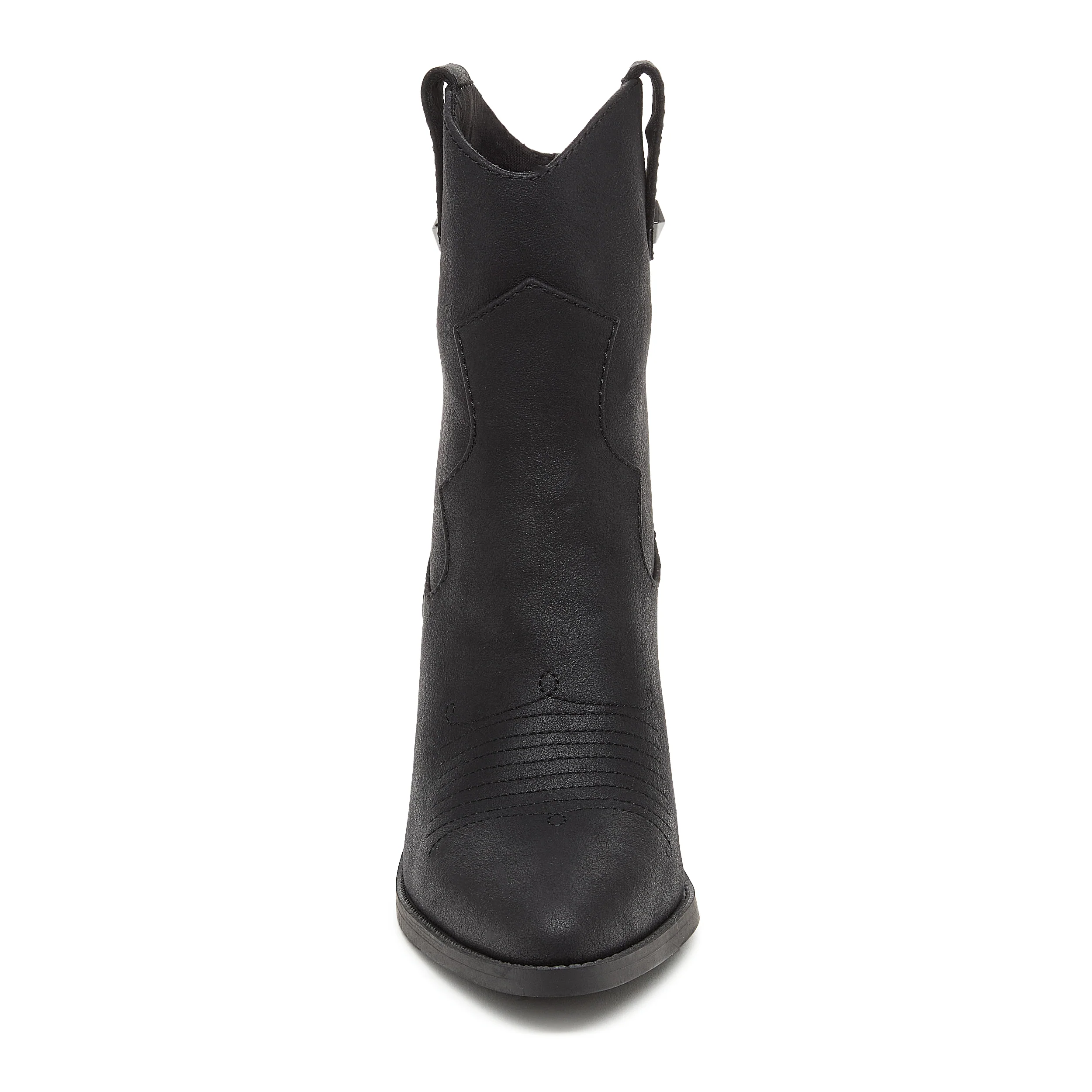 Feather Black Cowboy Boots - Image 5