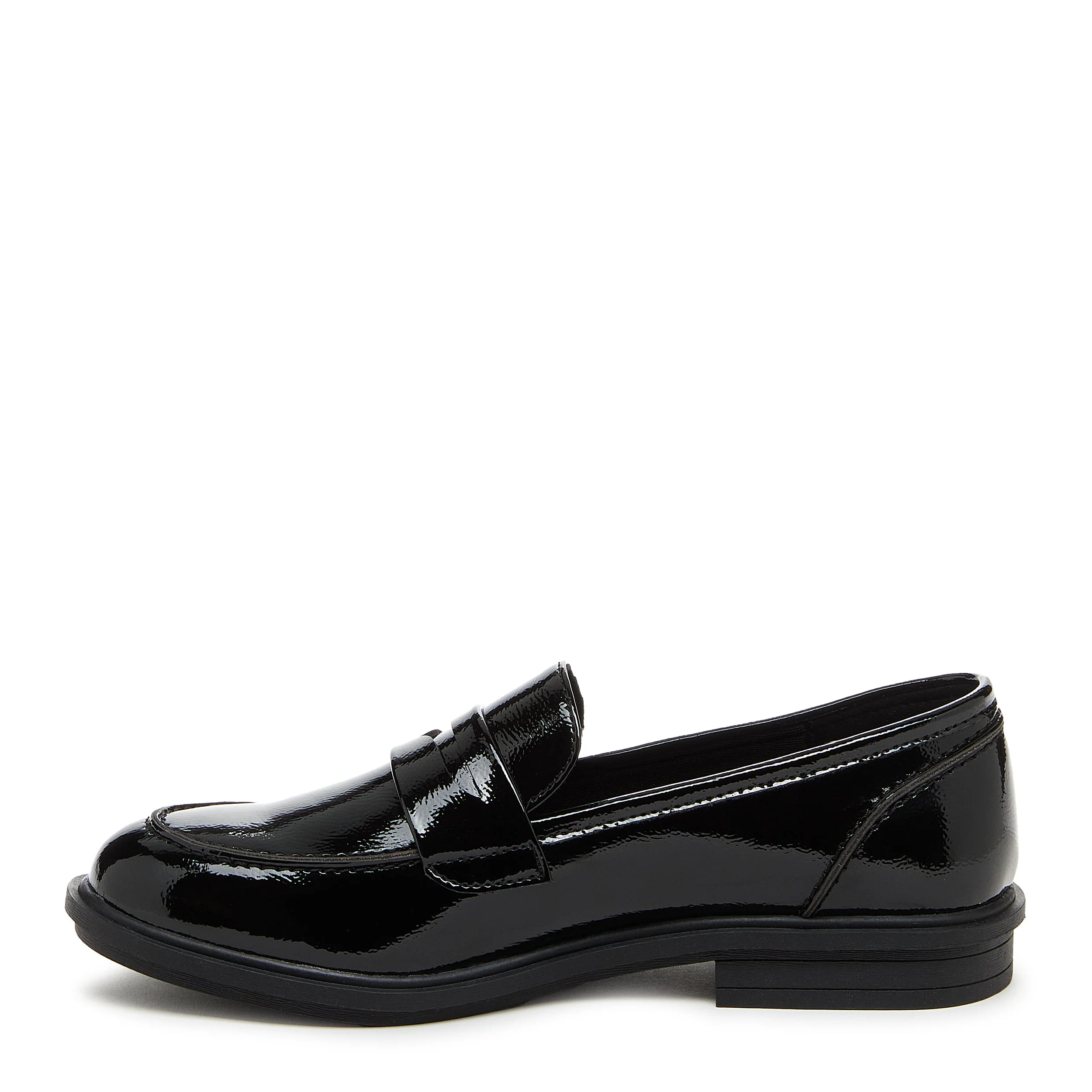 Gabby Black Patent Loafer Shoes - Image 3