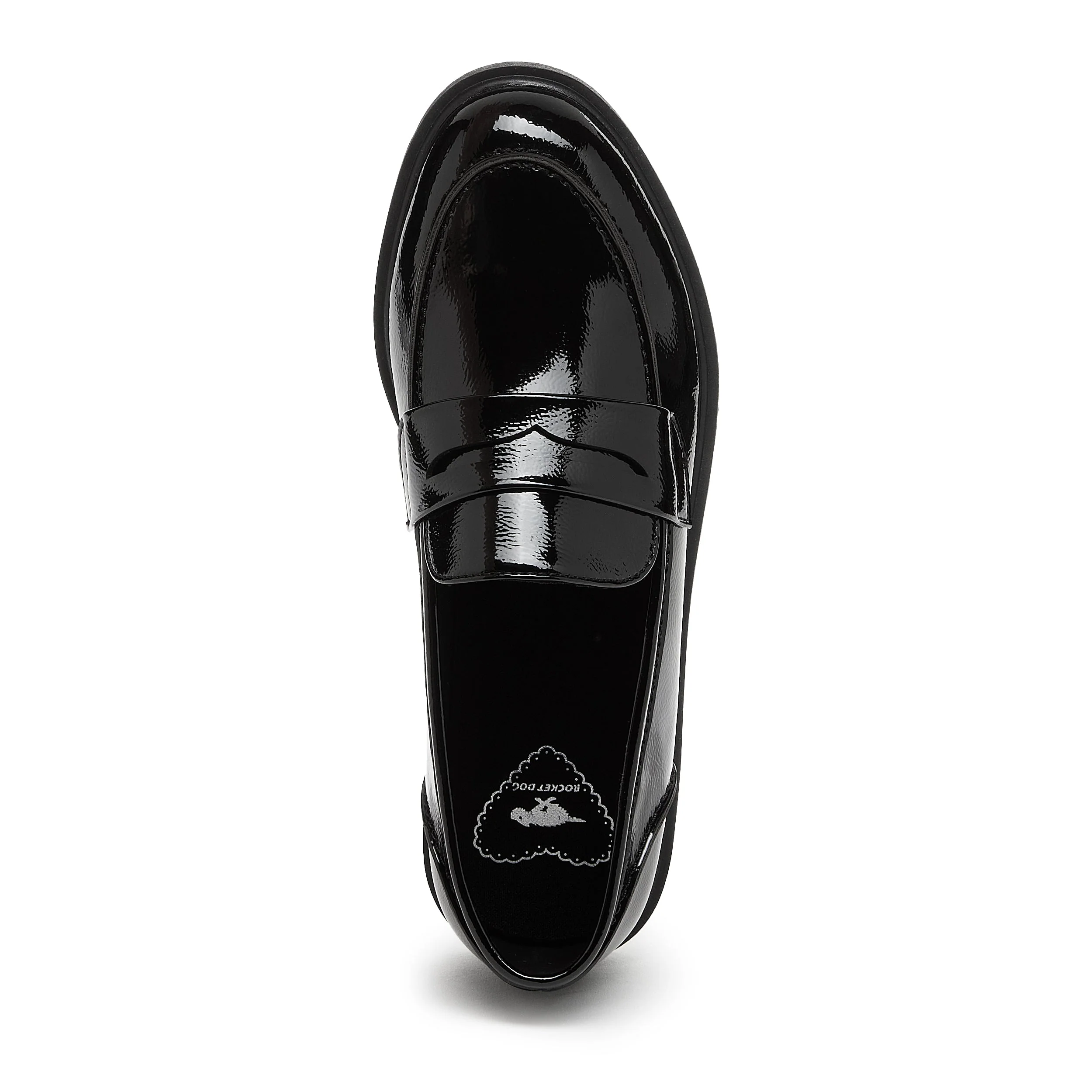 Gabby Black Patent Loafer Shoes - Image 6