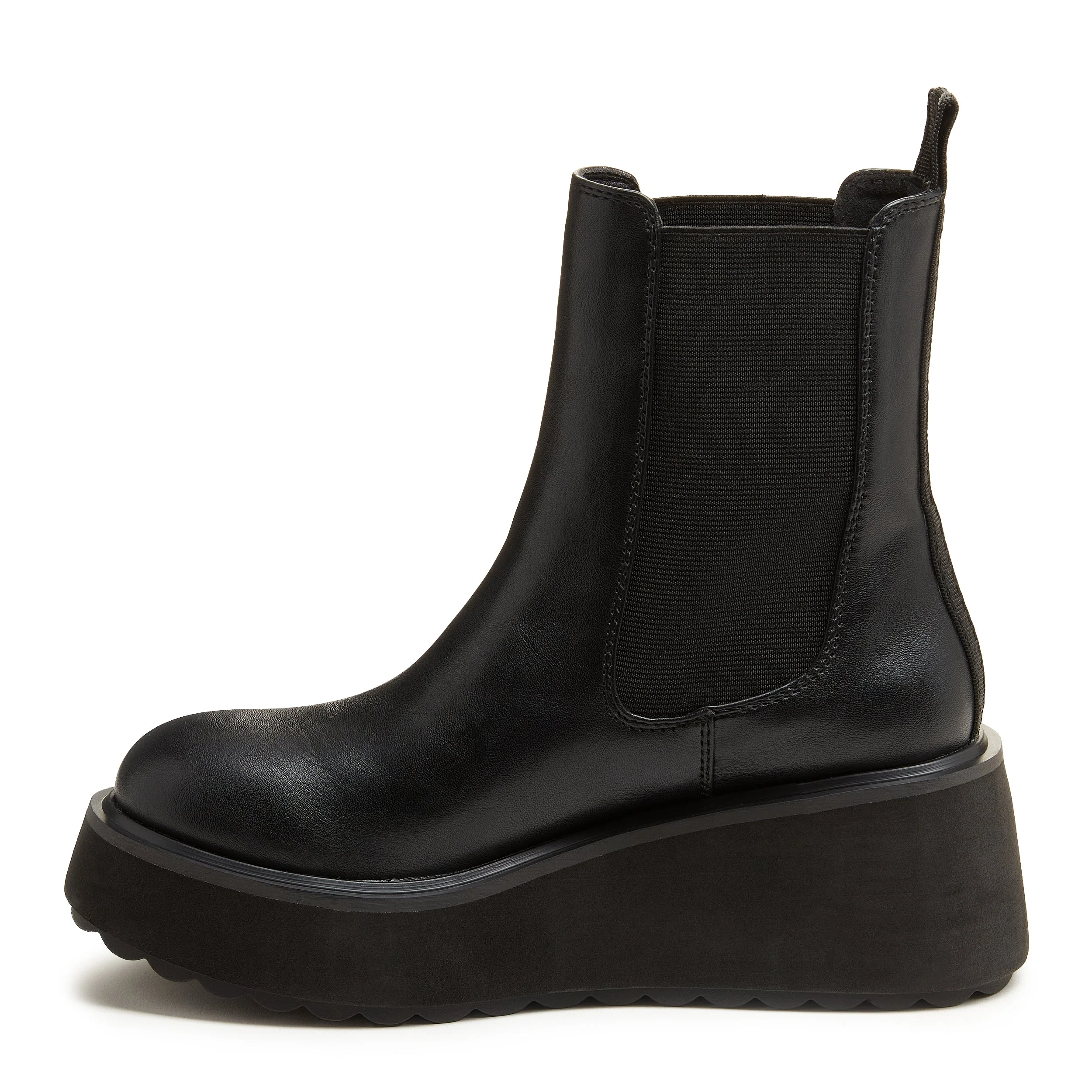 Heyday All Black Platform Chelsea Boot - Image 4