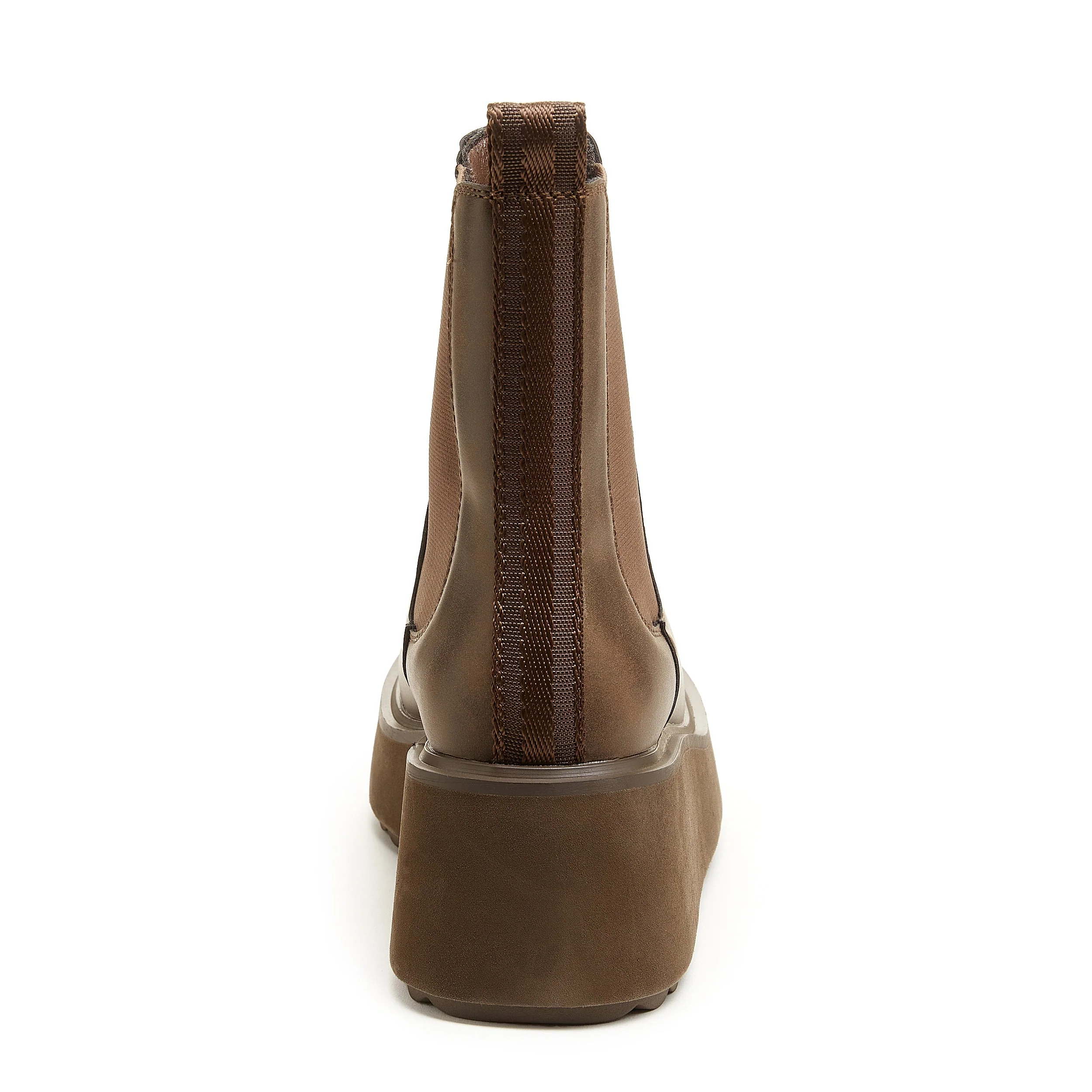 Heyday Brown Platform Chelsea Boot - Image 5