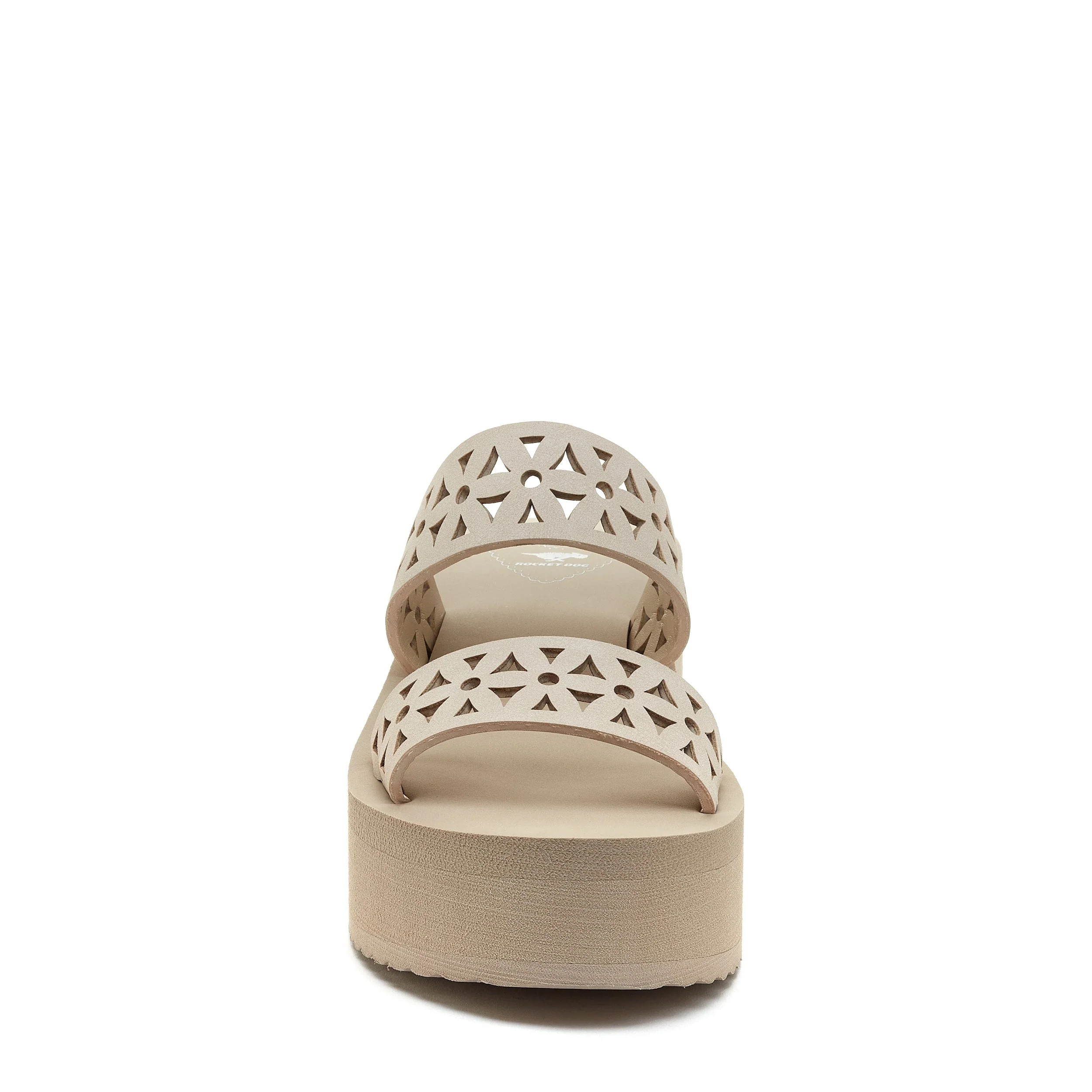 Hippy Natural Cutout Wedge Sandal - Image 5