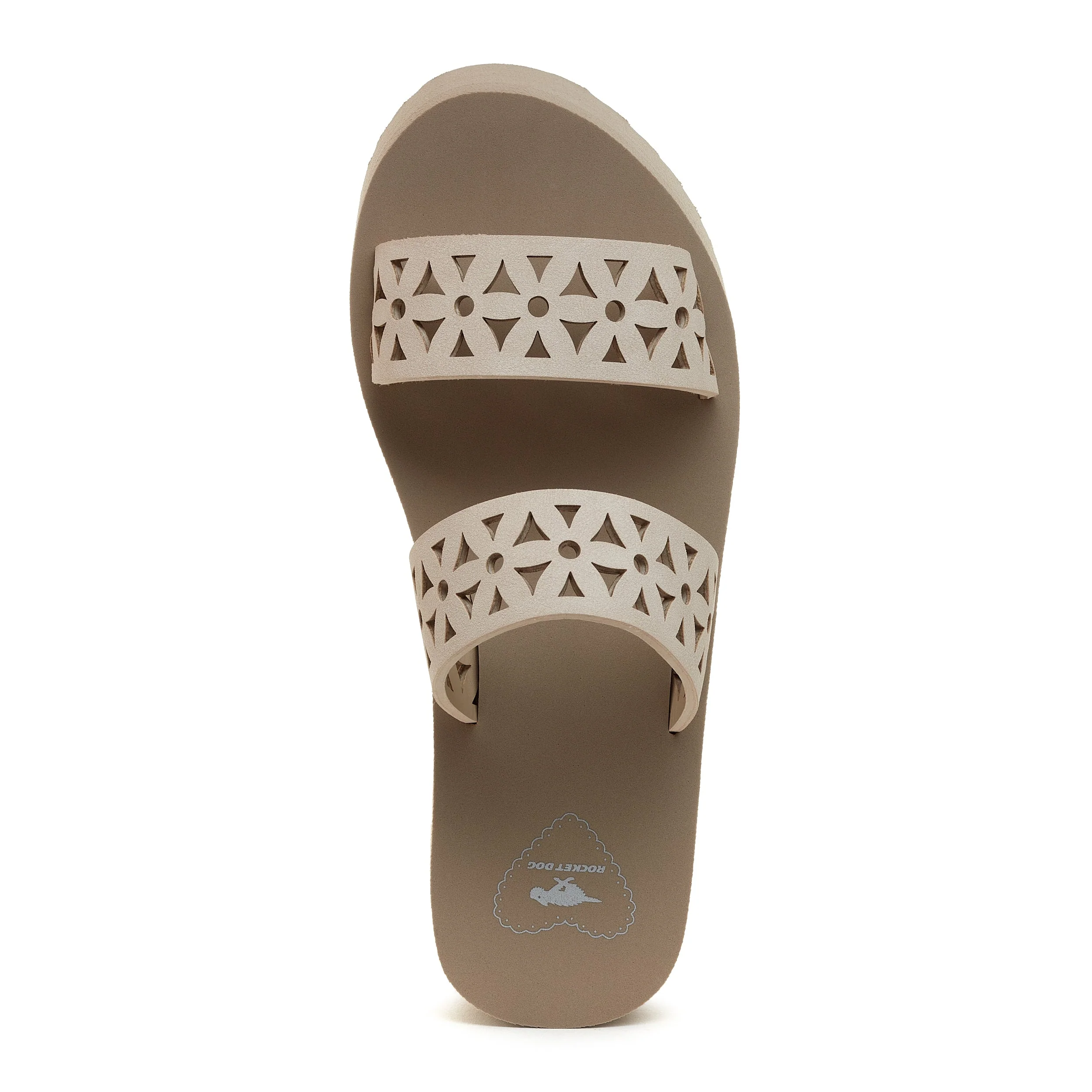 Hippy Natural Cutout Wedge Sandal - Image 6